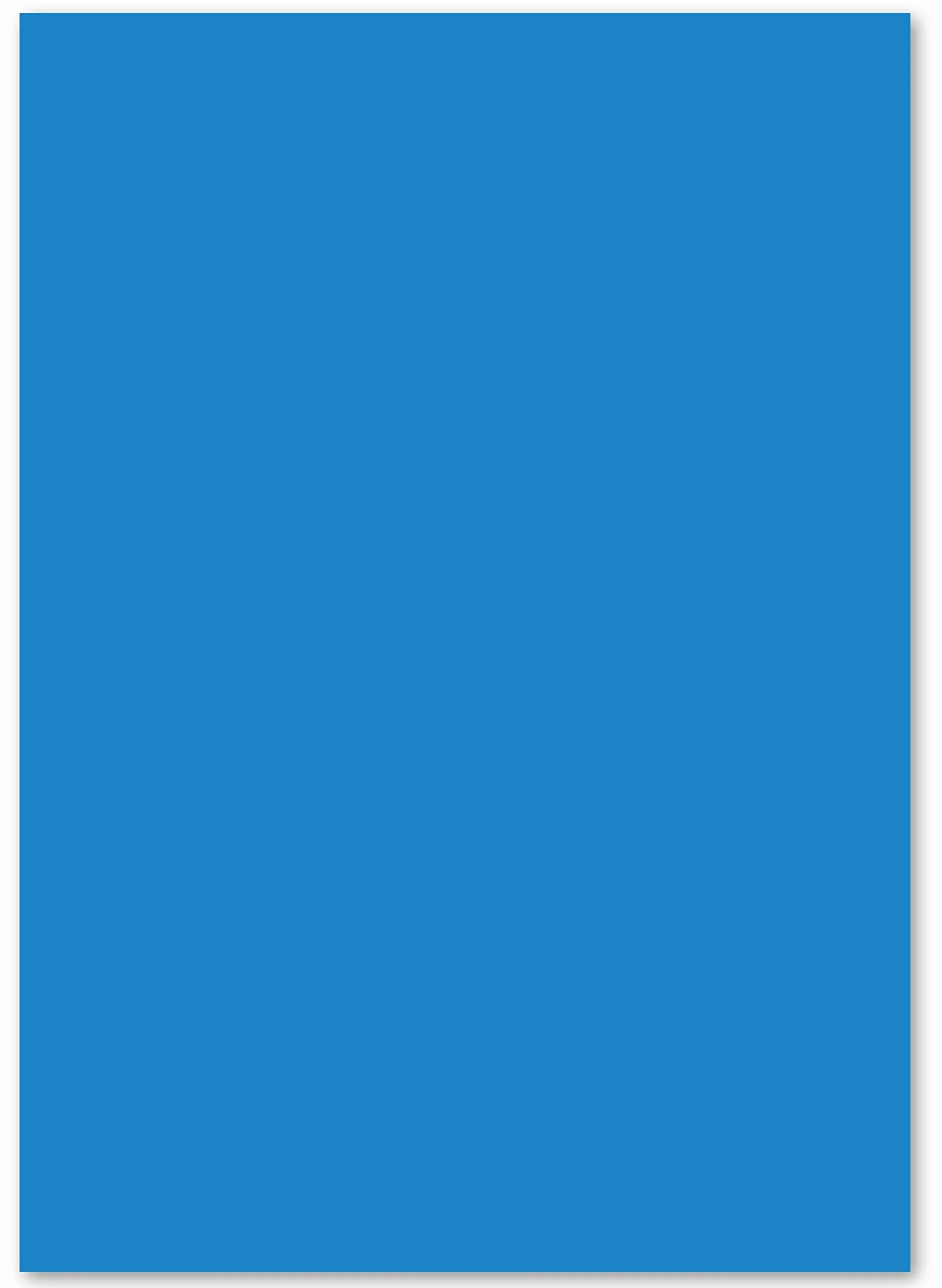 kangaro - Papier kolorowy niebieski DIN A4-160 g/m² FSC mix – 50 sztuk – papier listowy DIY, K-0039-225, 29,7 x 21 x 1