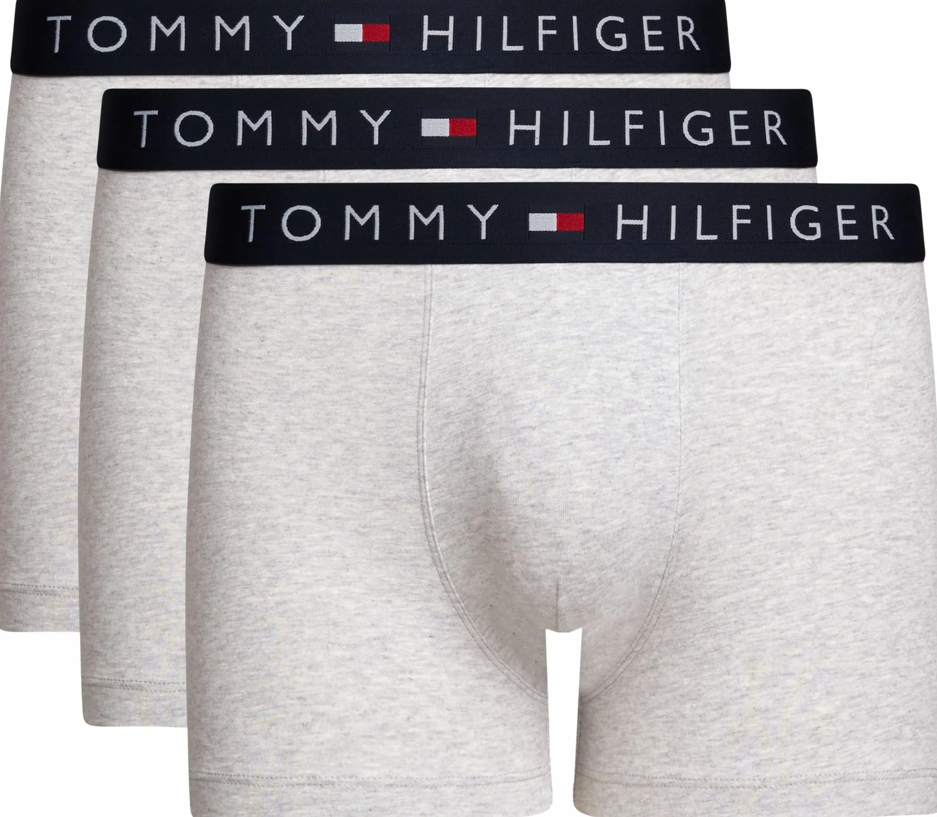 Tommy Hilfiger Męskie bokserki 3P UM0UM03400, beżowy, XL, Beżowy (szary Htr/Szary Htr/Szary Htr), XL