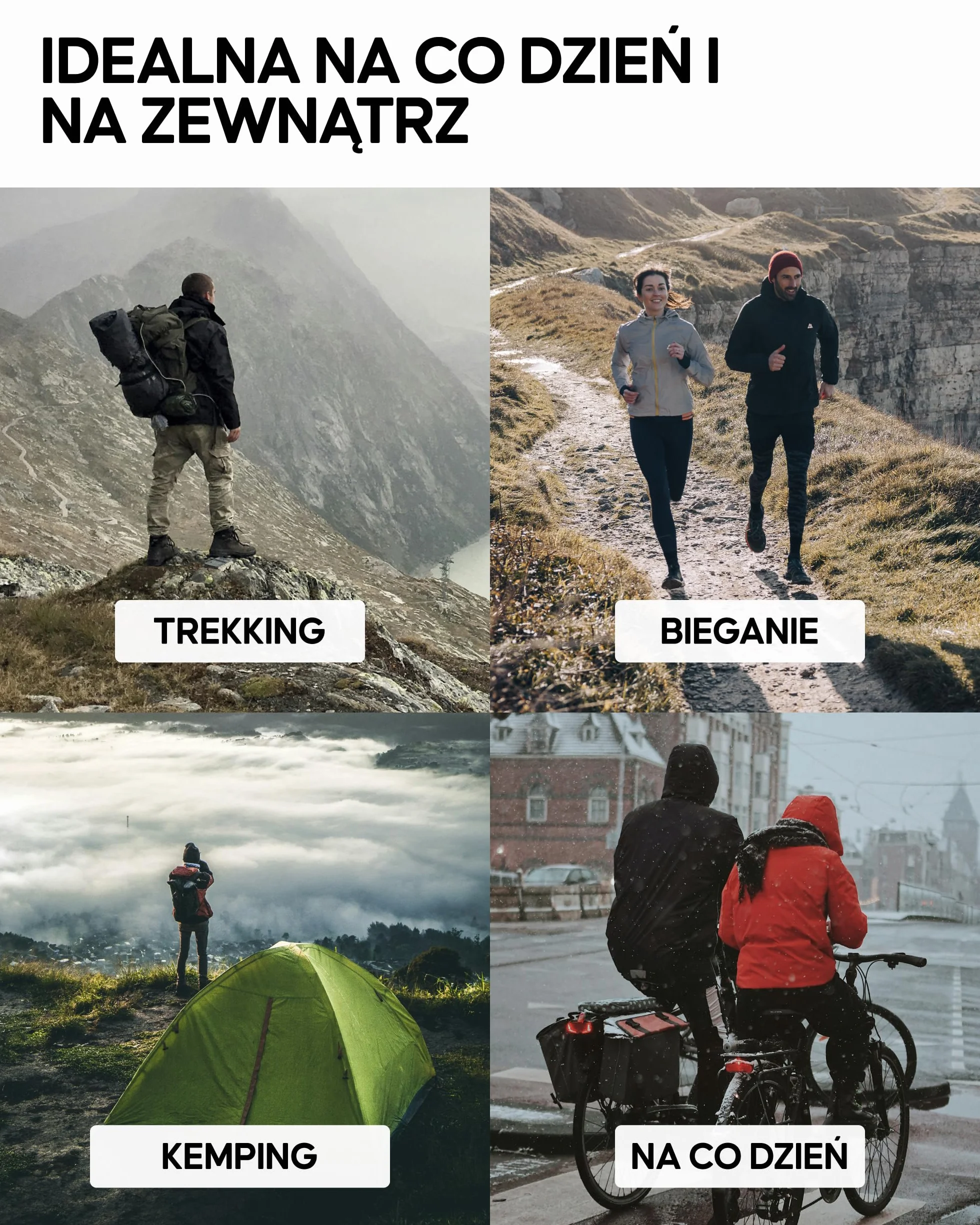 DANISH ENDURANCE Merino Wełniana Czapka Beanie, Czapka Gruba na Zimę, Dzianinowa, Uniseks