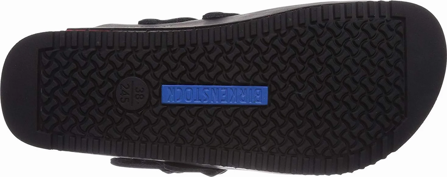BIRKENSTOCK Damskie chodaki Kay SL skóra naturalna miękkie prześcieradło wąskie