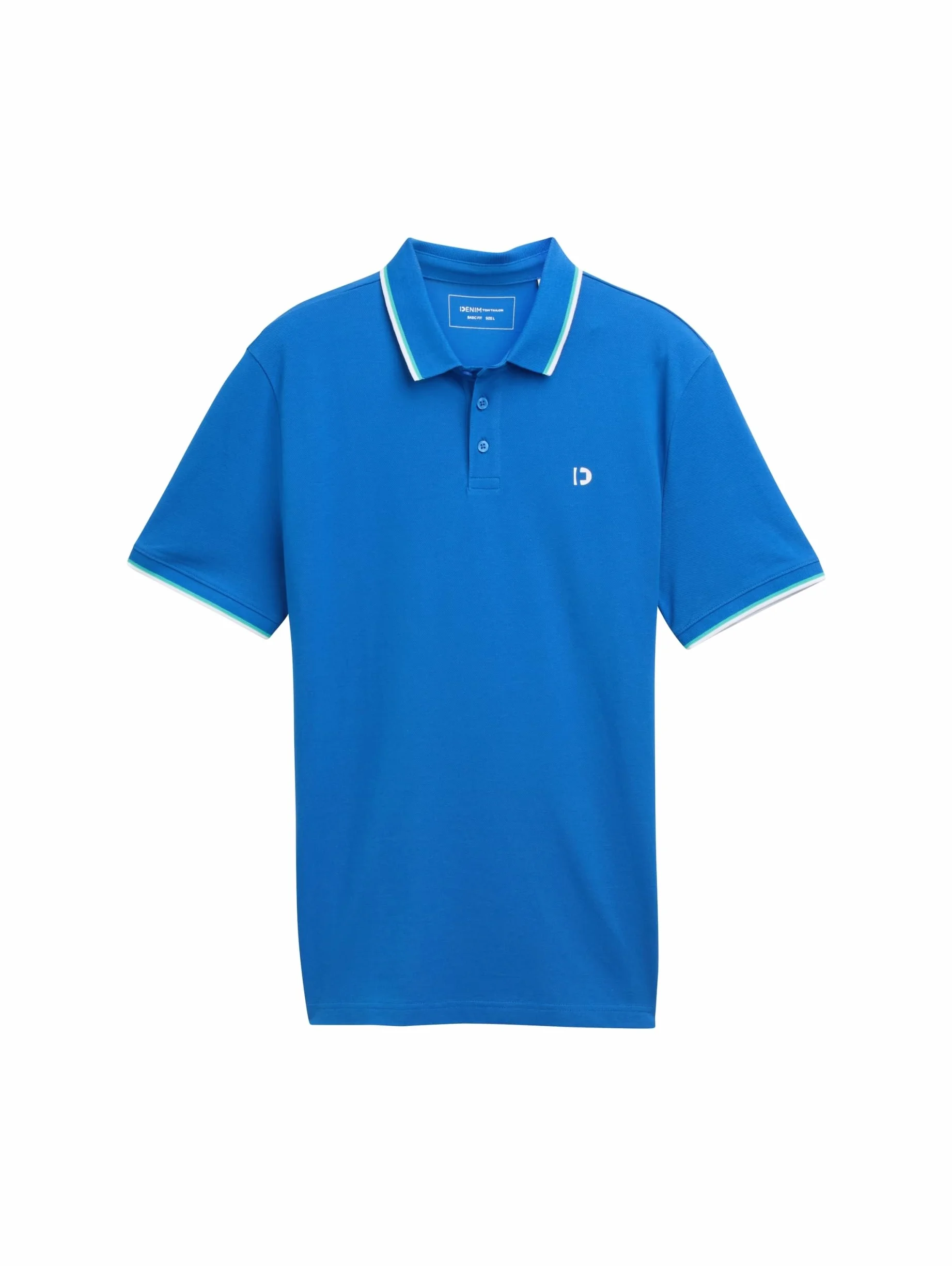TOM TAILOR Denim Męska koszulka polo, 18212 - Strong Blue, M