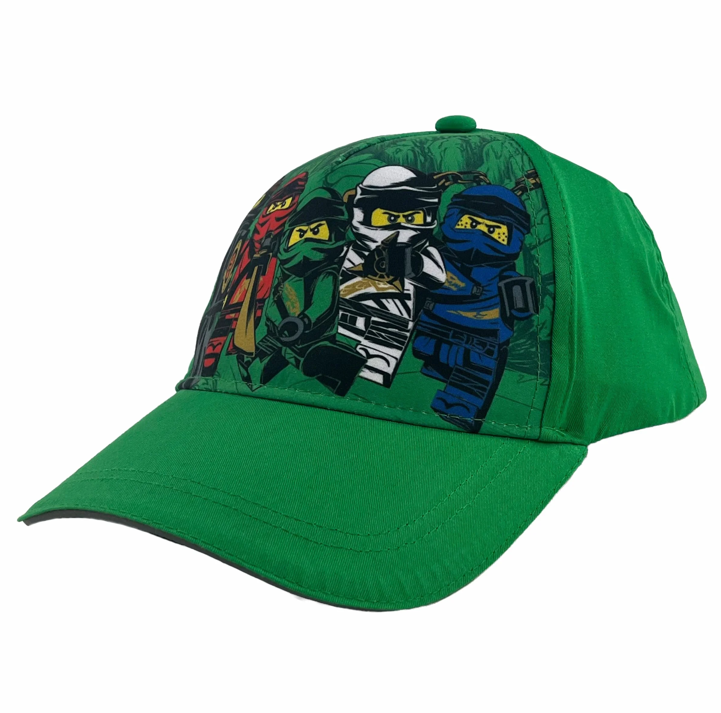 LEGO Ninjago czapka dziecięca, czapka bejsbolowa, zielona figurka, zielony, 52-54