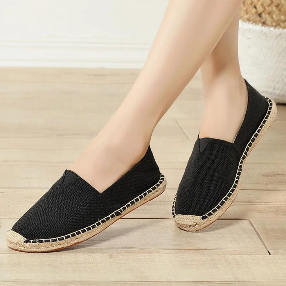 M&Catree Płócienne buty espadryle dla mężczyzn kobiet na co dzień wsuwane mokasyny płaskie trampki do jazdy
