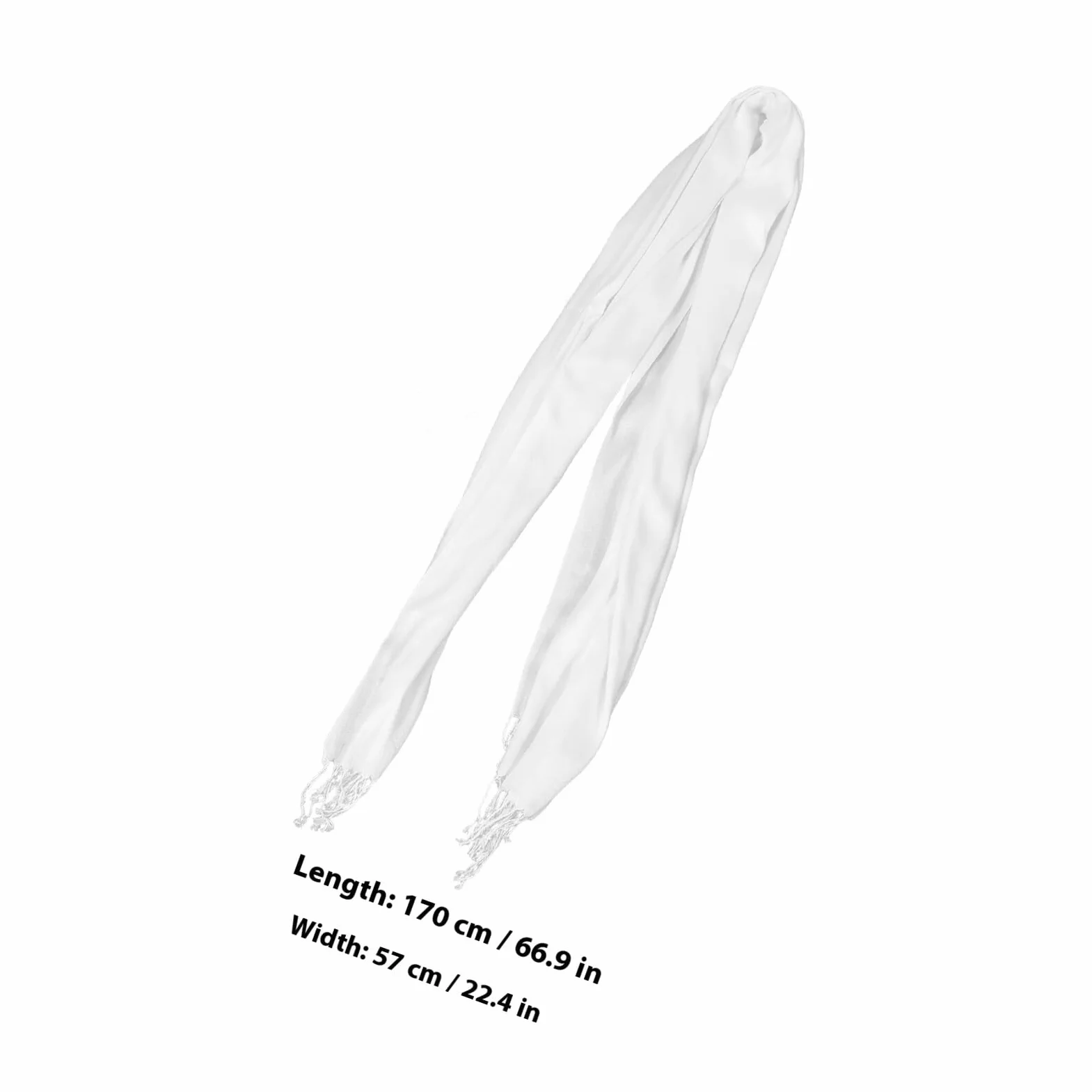 PACKOVE 1kawałek Pure Cotton Scarf for Tie-dye and Drawing Easy to Clean and Dry Blank Scarf for Crafts