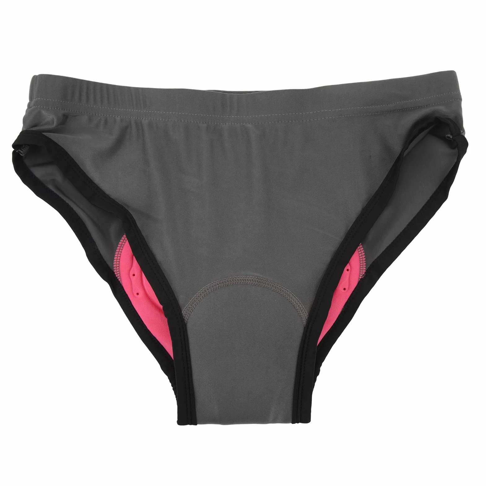 Damska Bielizna Rowerowa, Wyściełane Spodenki Rowerowe 3D Dla Kobiet, Lekkie, Szybkoschnące Damskie Majtki Rowerowe, Ciemnoszare(2XL)