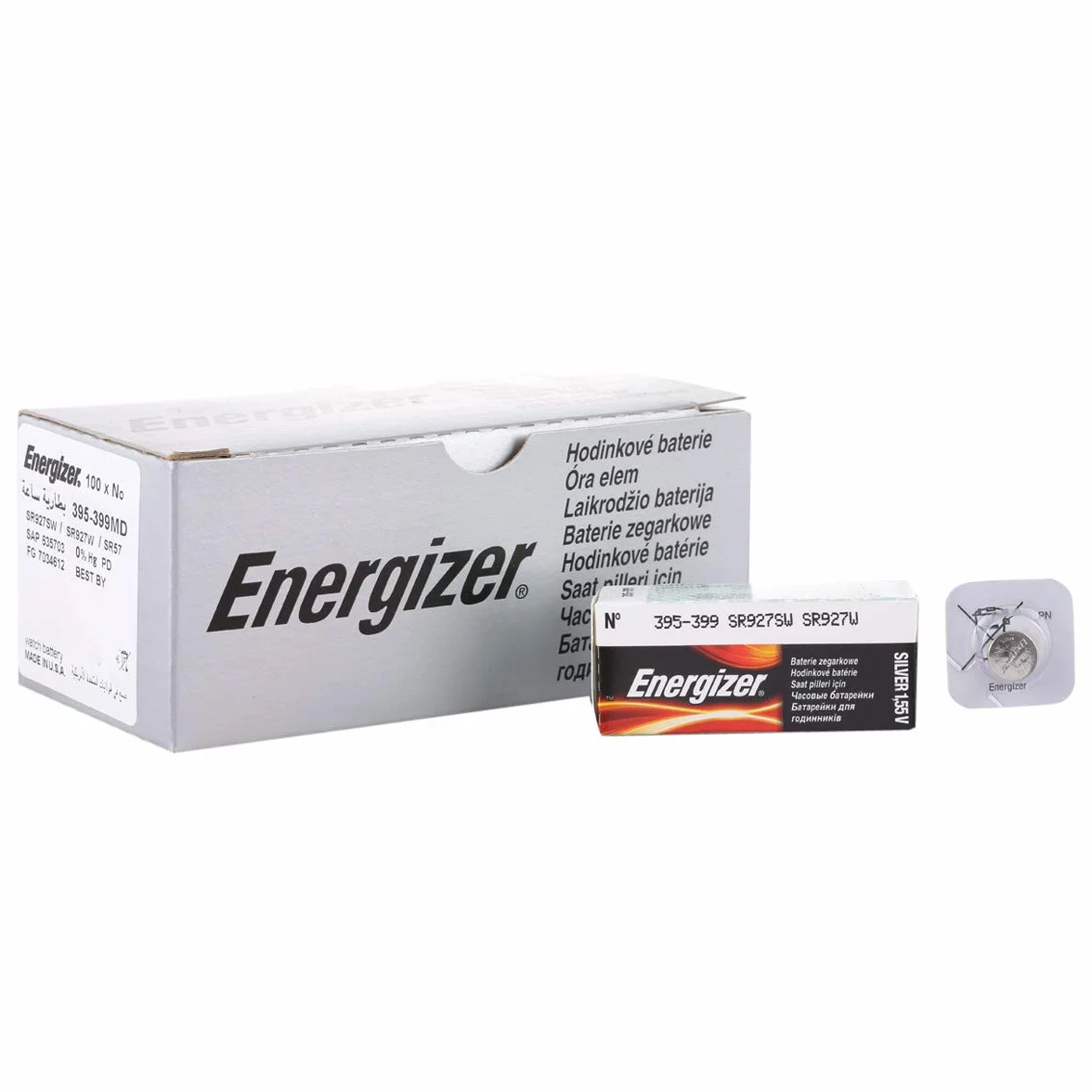 2 szt. Energizer 395 399 SR927SW SR927W bateria do zegarka z tlenkiem srebra
