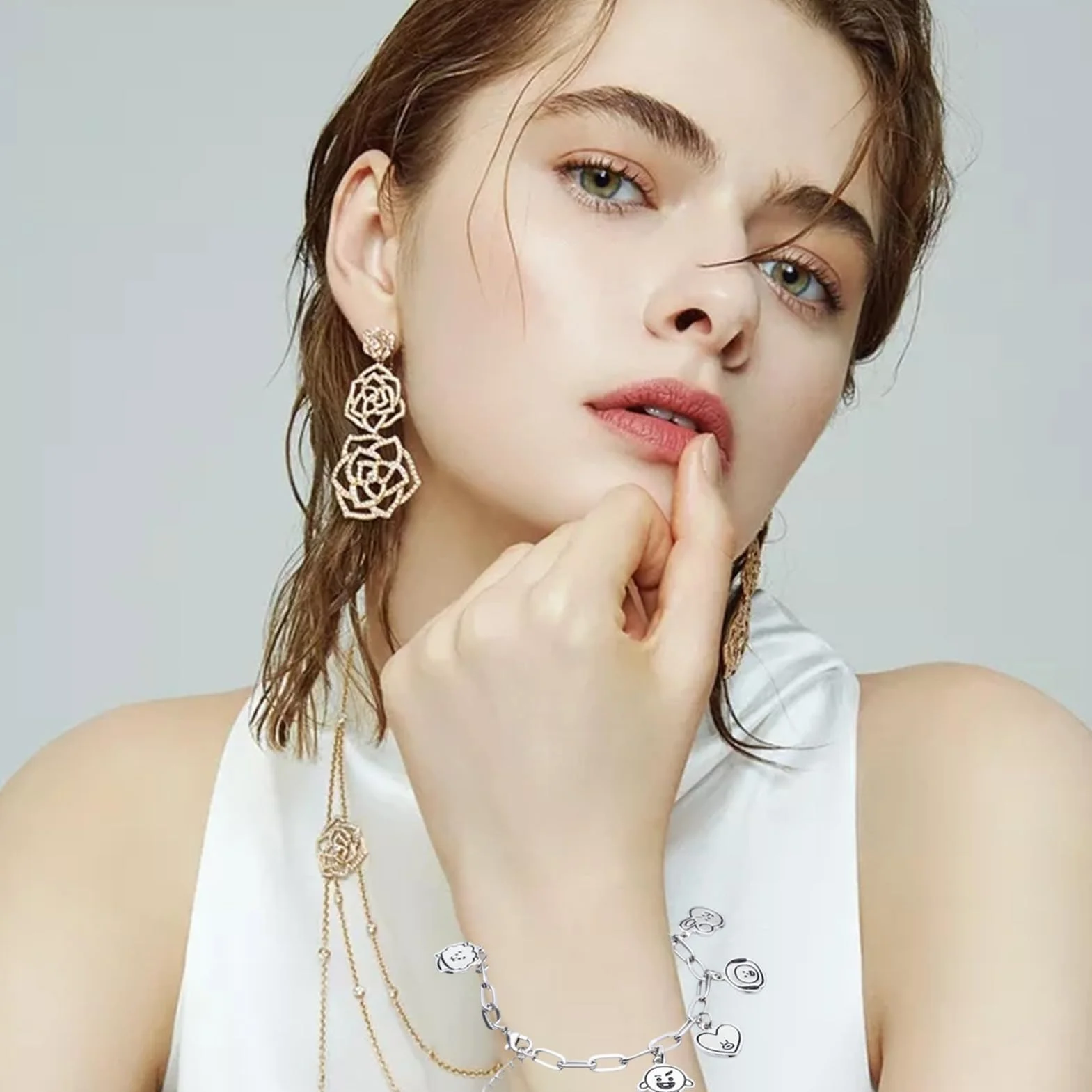 Bts Fanartikel, Bts Merch, Bransoletka dla kobiet, gładka i wygodna, ekologiczne materiały, bransoletka, akcesoria dla fanów Bts, przedmioty kolekcjonerskie