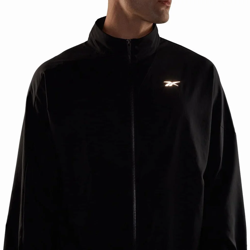 Reebok Kurtki Mężczyźni Bieganie Tkane Wind Jkt