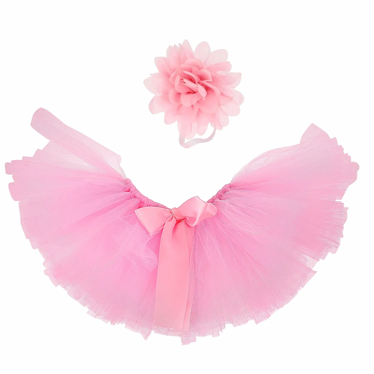 Toddmomy 2 szt. spódniczka tutu dla dziewczynki, tiulowa sukienka dla noworodków, sukienka na pieluchę, kostium, ubranie do fotografii rekwizyt na urodziny, baby shower