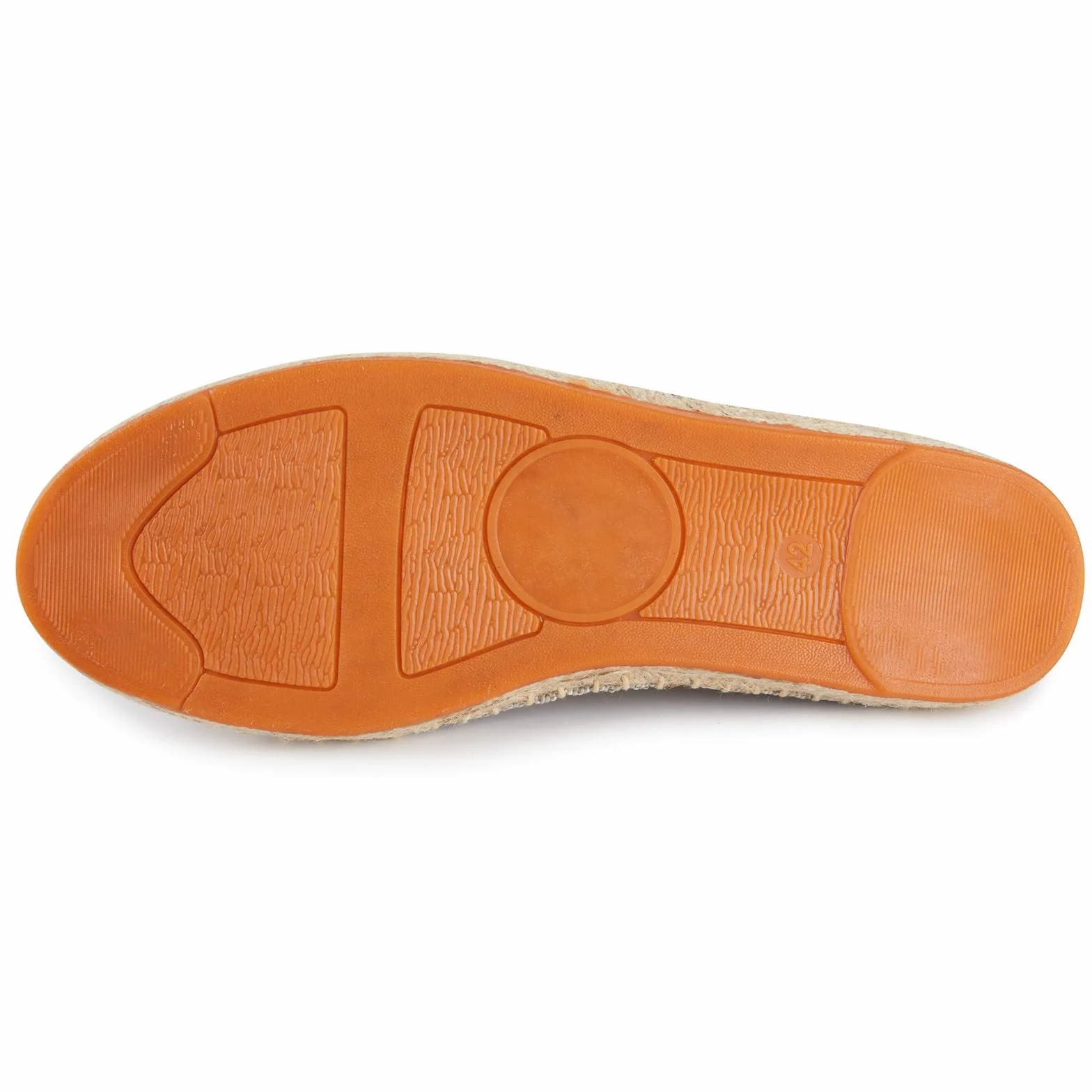 Alexis Leroy Jednolity kolor Slipper Espadryle Męski Flats Slip-On z płótna żaglowego Beżowy 43 EU