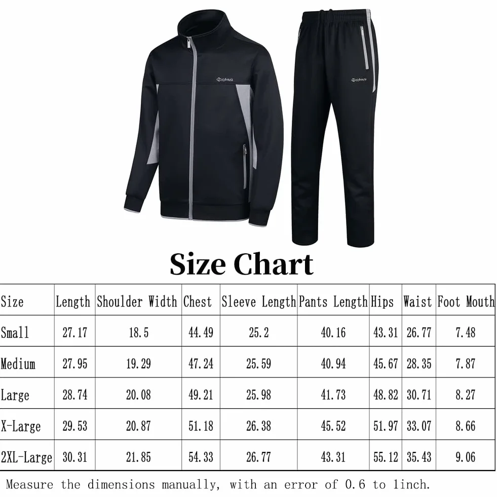 Męski dres sportowy na co dzień, z długim rękawem, bluza z zamkiem błyskawicznym, kurtka i spodnie, 2-częściowy strój