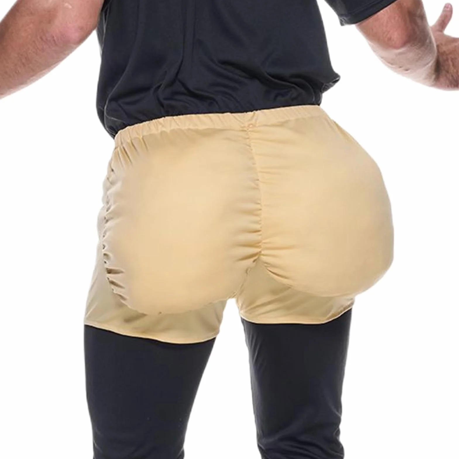 Fake Butt Belly – zabawny wzmacniacz kostiumu na imprezę | Halloween Big Booty i dla kobiet w ciąży Fat Suit dla mężczyzn, występy sceniczne, przebieranki, akcesoria świąteczne i świąteczne, 50 cm
