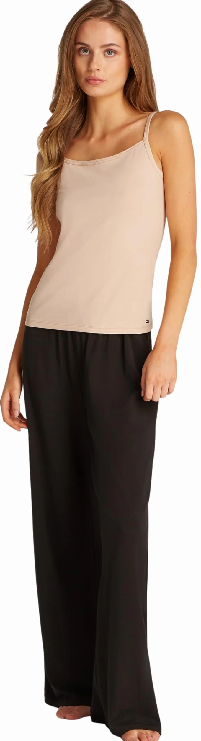 TOMMY HILFIGER Damski 2-pak CAMI UW0UW05957, pomarańczowy, M, Pomarańczowy (biały/mglisty róż), M
