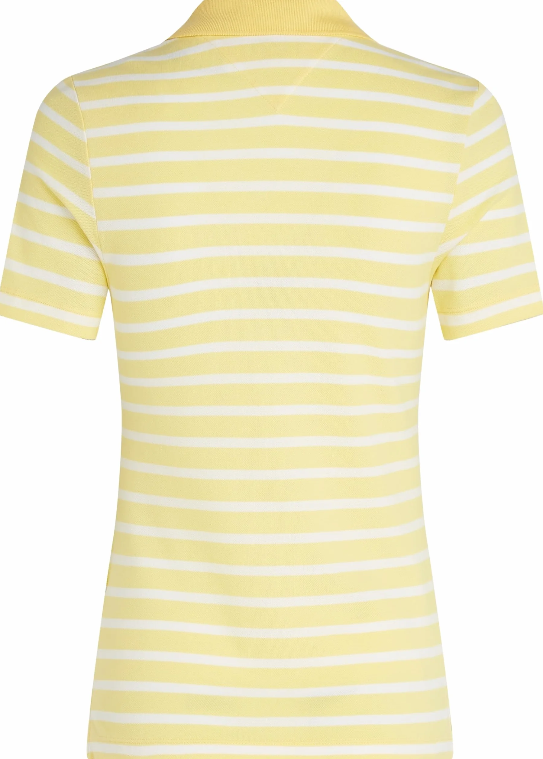 TOMMY HILFIGER Damska koszulka polo 1985 SLIM PIQUE SS WW0WW43225, żółta, S, Żółty (Citronella/Ecru Stp), S
