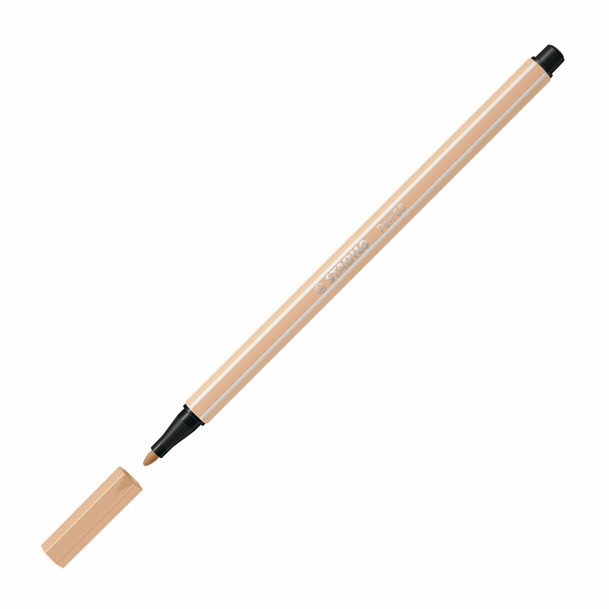 STABILO Pen 68 NatureCOLORS Premium z końcówką z włókna, 10 sztuk, różne kolory natury