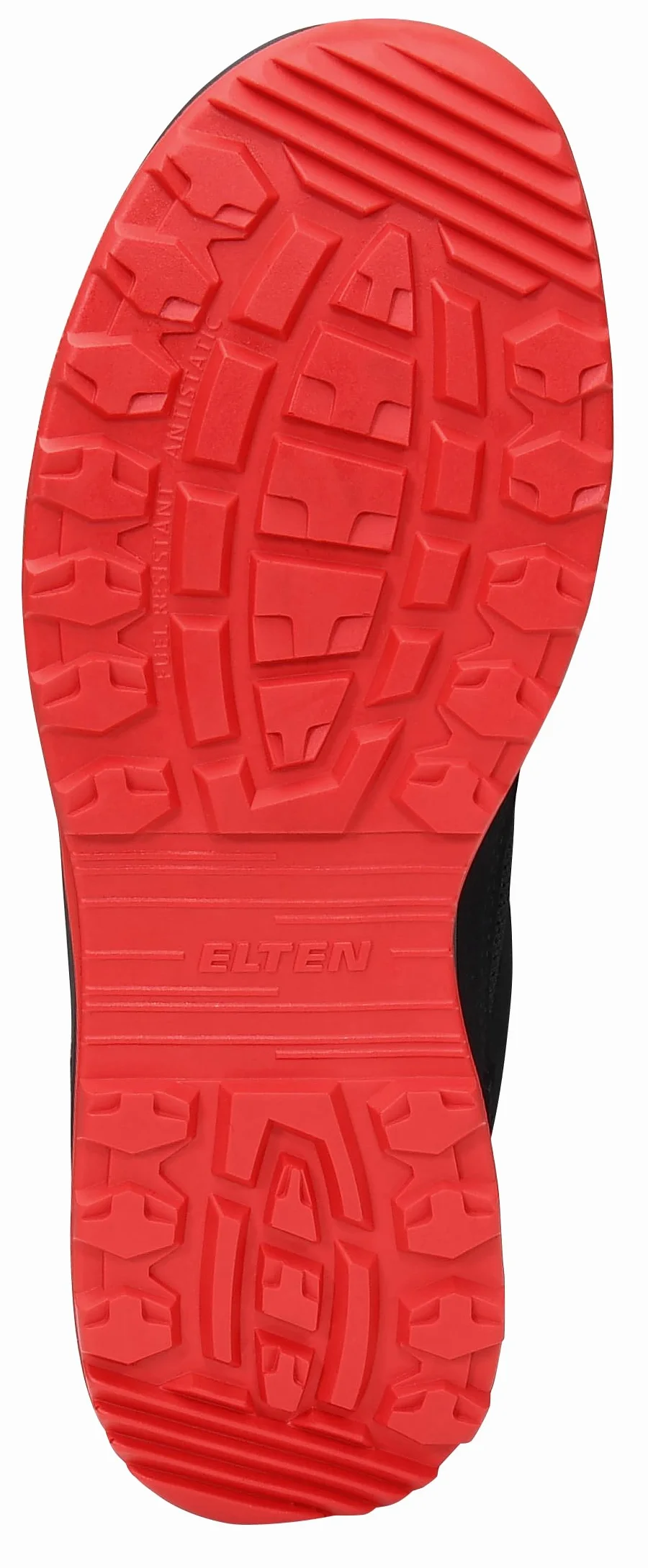 ELTEN ELTEN Sicherheitsschuhe LAKERS XXT Low ESD S1P, Damen, Herren, sportlich, leicht, schwarz/rot, Kunststoffkappe - trampki bezpieczeństwa Uniseks