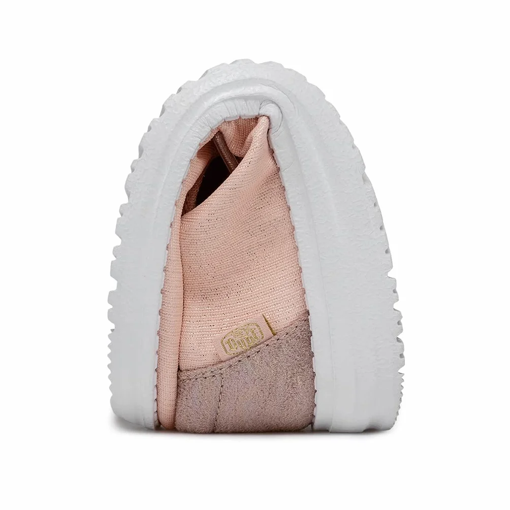 Hey Dude Wendy Youth Glitter Moccasin, Rose Crystal, 31 EU, Różowy kryształ., 31 EU