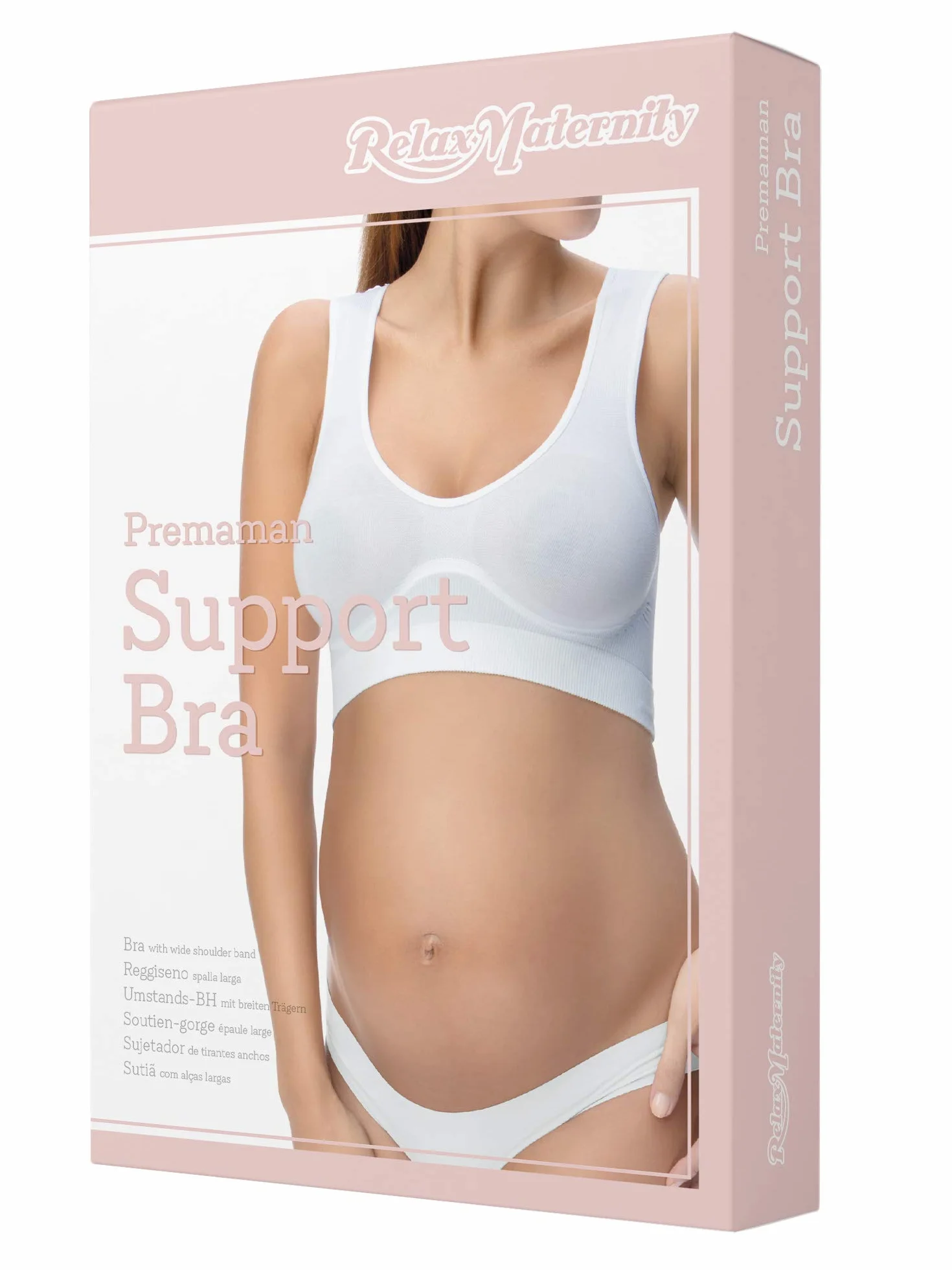 RelaxMaternity 5310 bawełniany biustonosz ciążowy modelujący i podtrzymujący biust w ciąży