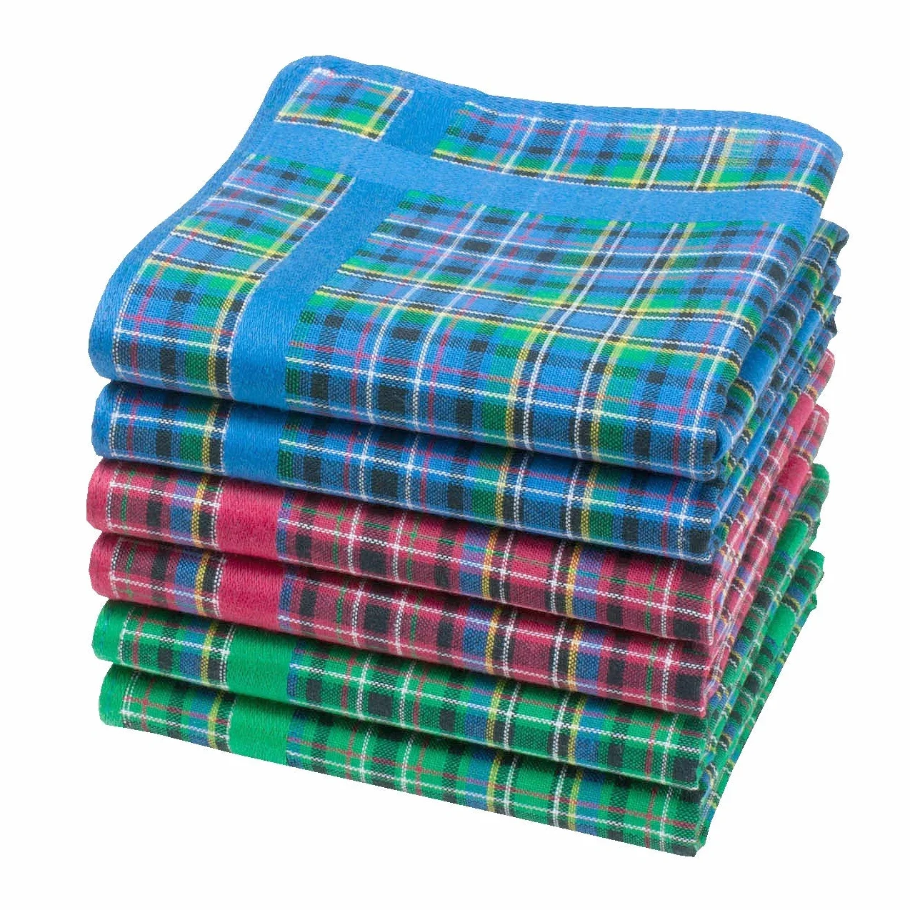 Chusteczki higieniczne z tkaniny szkockiej - Glencoe - 28 cm - 6 sztuk - 100% bawełna