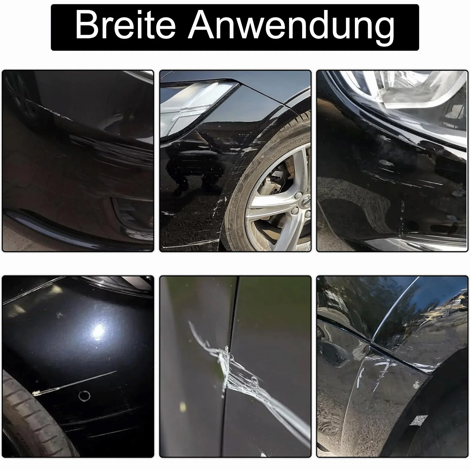 LEMONSTONE Auto lakier do naprawy perłowo-czarny, magiczny lakier do usuwania rys, usuwacz rys auto, lakier do naprawy samochodów, nadaje się do naprawy rys w większości samochodów, motocykli