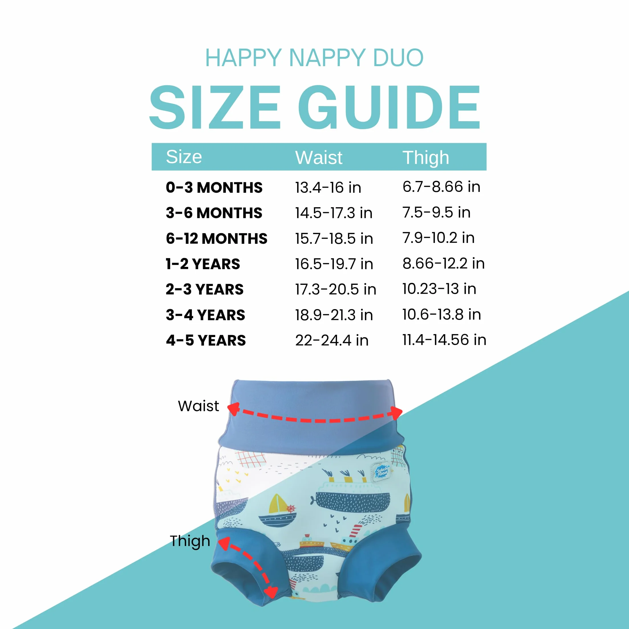 Splash About Happy Nappy Duo, holowniki, 3-4 lata
