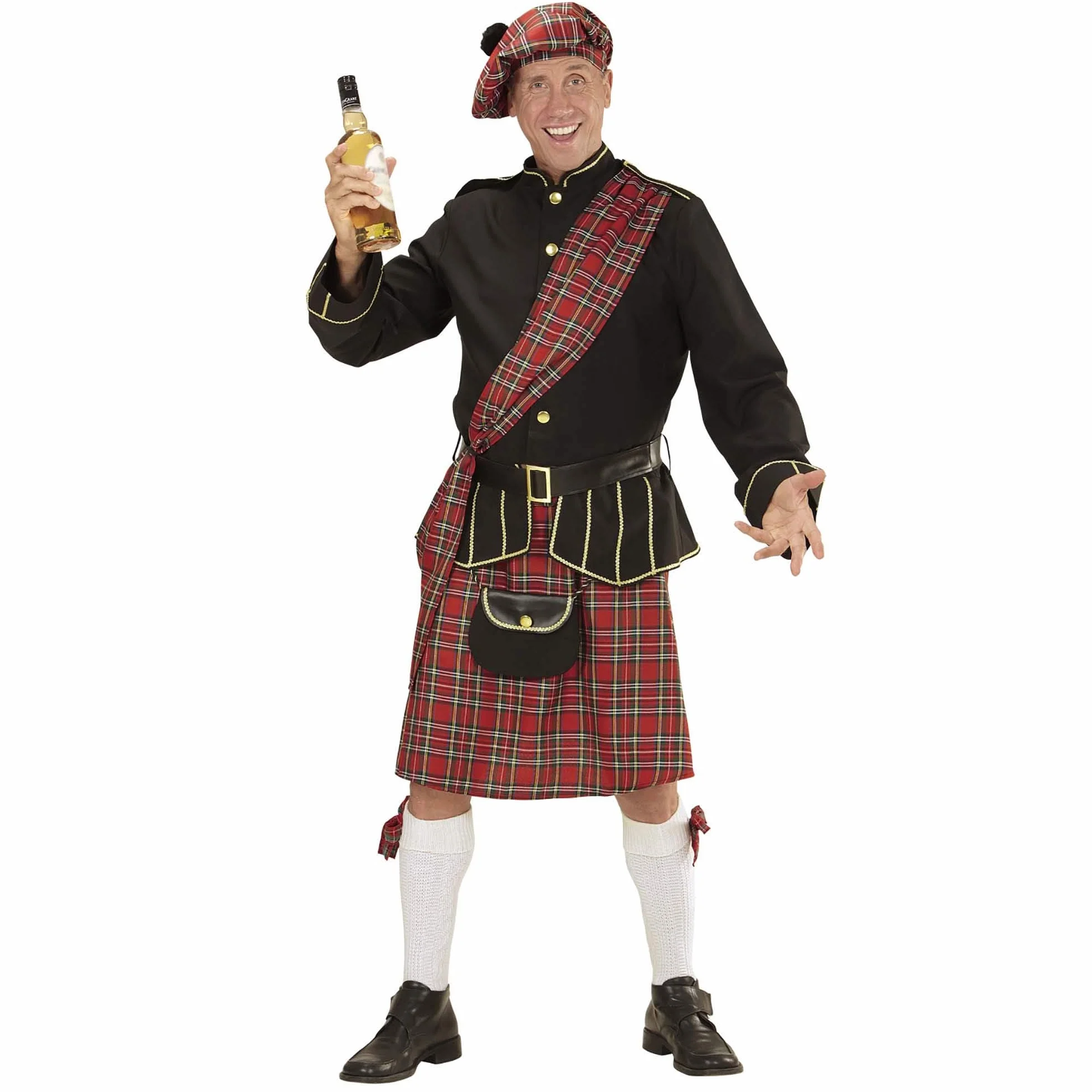 W WIDMANN MILANO Party Fashion - Kostium Szkota, kurtka, spódnica/kilt, Szkocja, karnawał