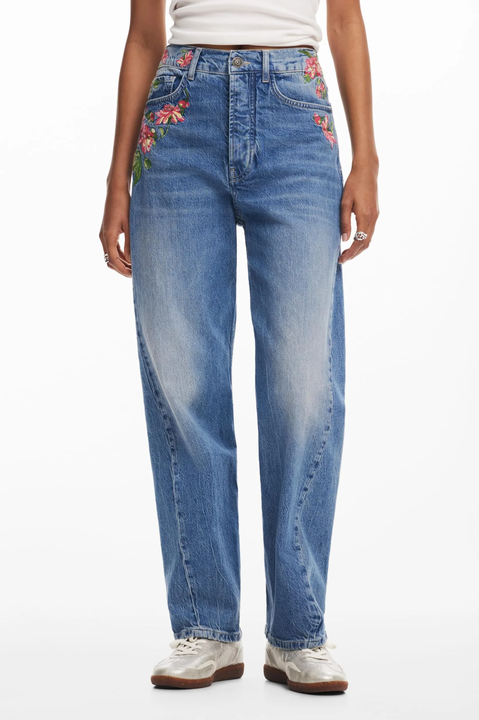 Desigual Damskie Spodnie Jeansowe - Dżins Kobiety