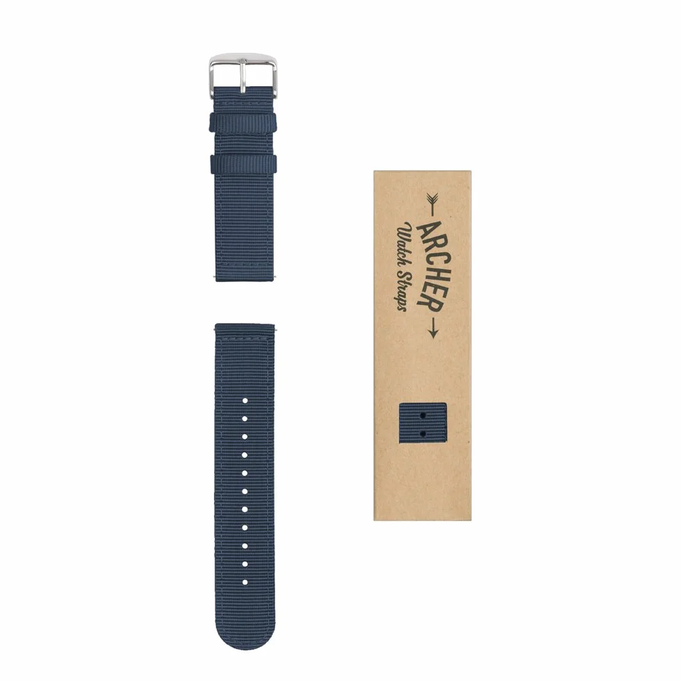 Archer Watch Straps - Wysokiej Jakości Nylonowy Pasek do Zegarków Męskich i Damskich oraz Smartwatchy z Szybkozłączką - Różne Kolory