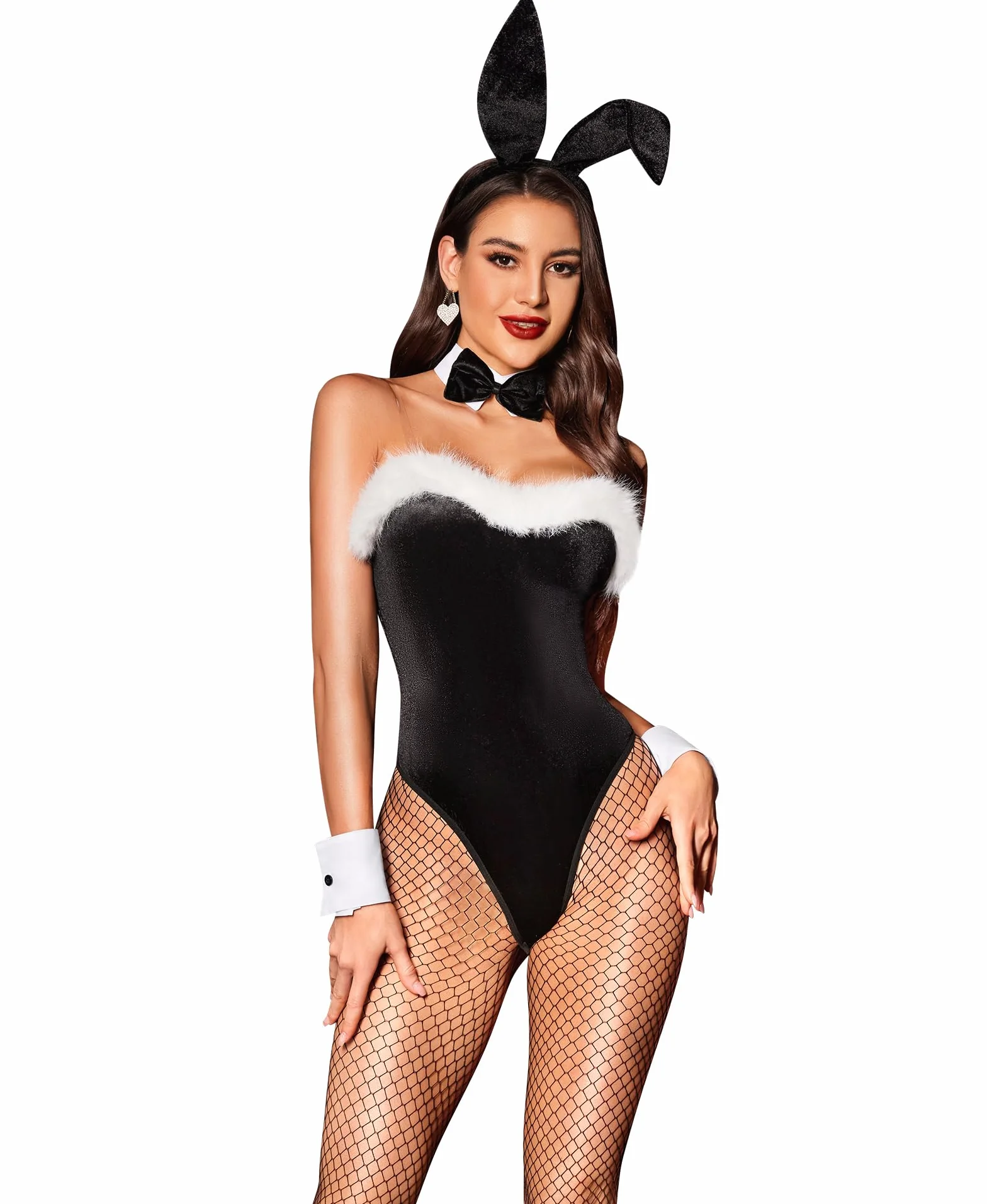 RSLOVE Kostium na Halloween dla kobiet, kostium króliczka, przebranie Cosplay dla kobiet