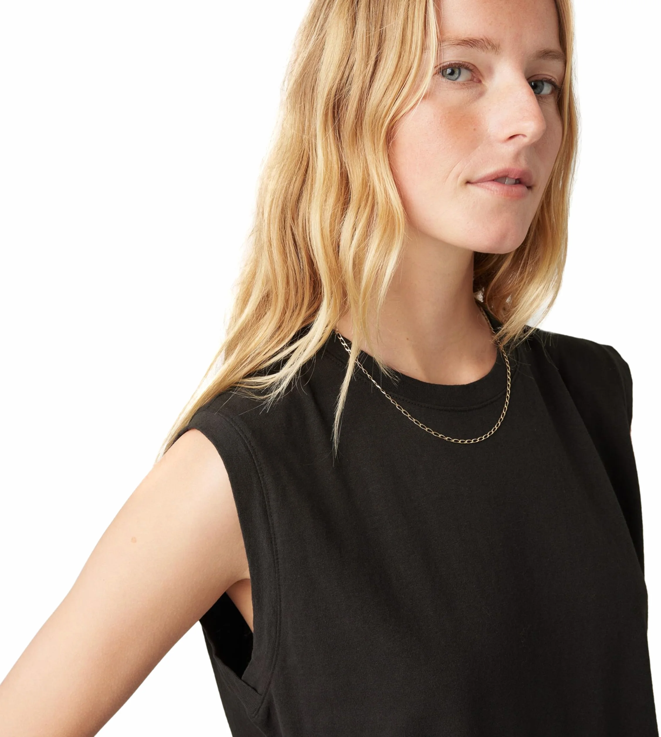 Levi's Boxy Tank T-shirt damski, Caviar, L