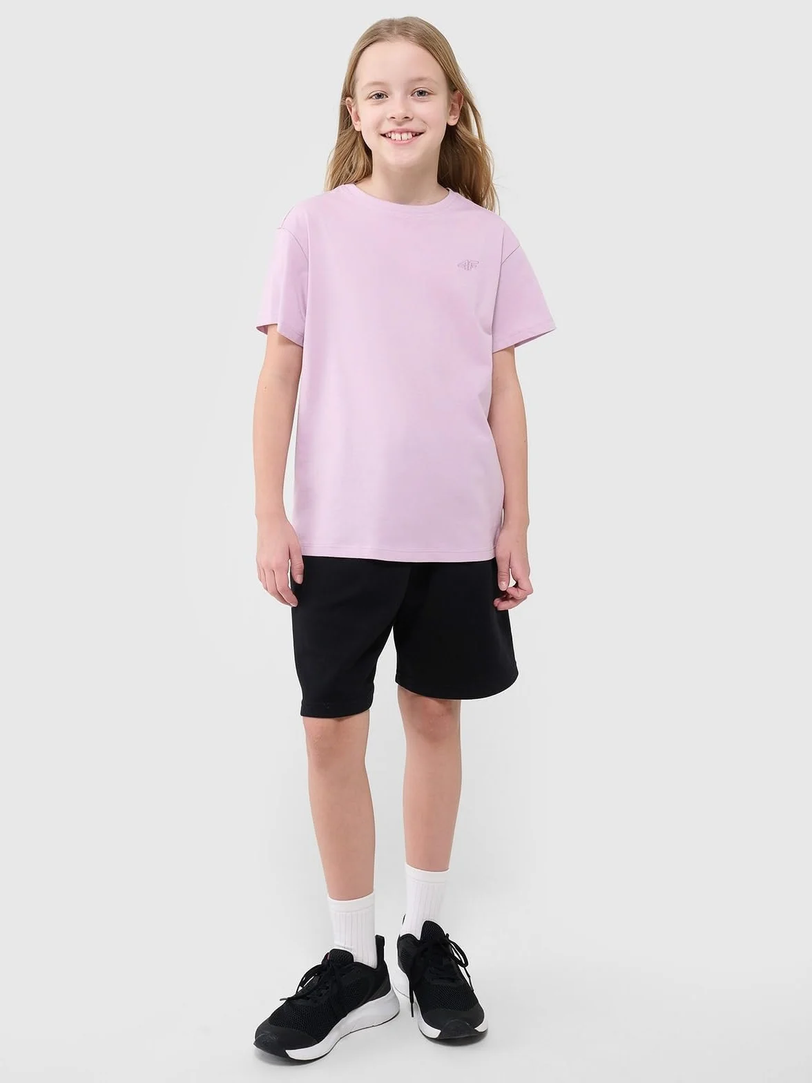 4F Koszulka bawełniana dziecięca Tshirt dziewczęcy