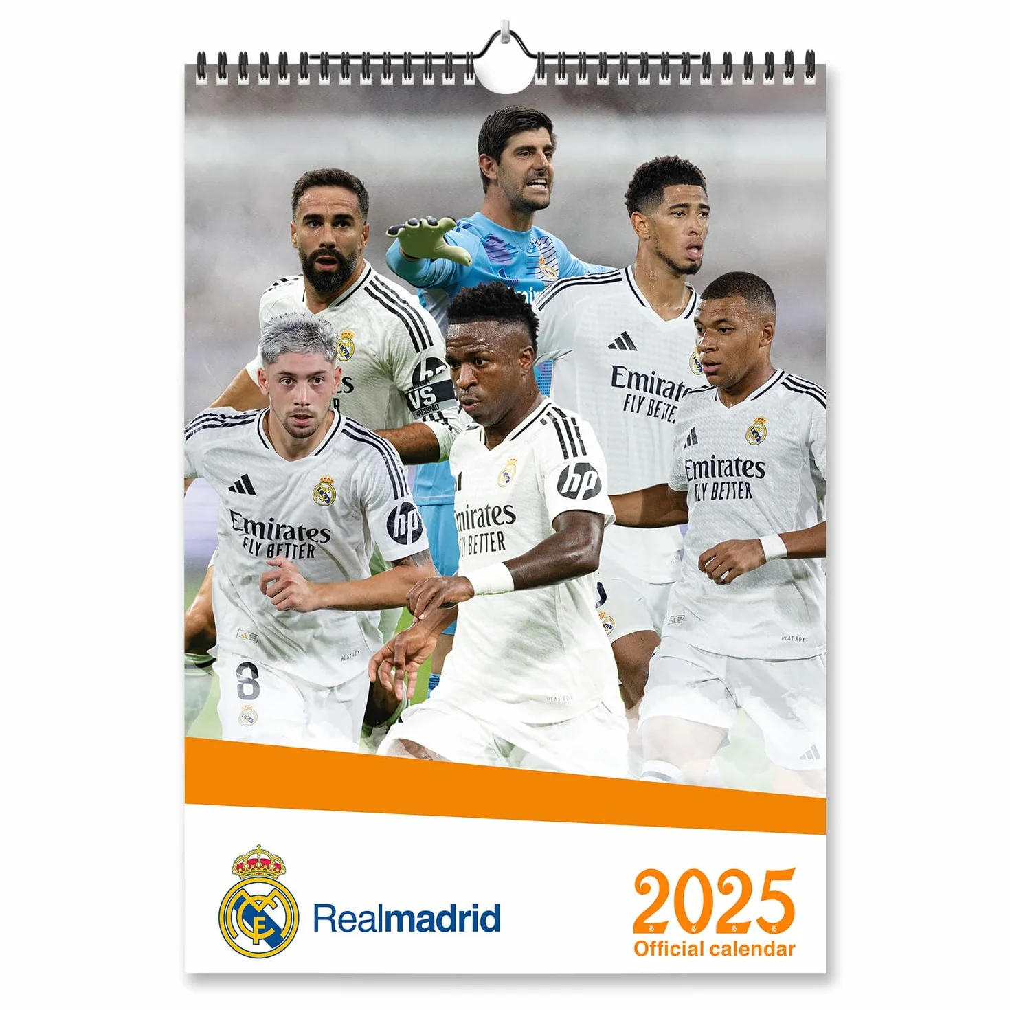 Grupo Erik Wall Calendar 2025 - Real Madrid | A3 Calendar 2025, A3 Wall Planner 2025, Family Planner Calendar 2025 | Football Calendar 2025, Real Madrid 2024-2025