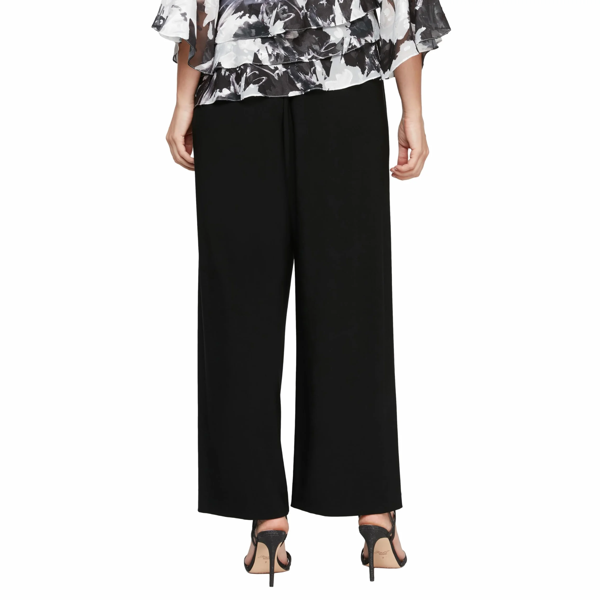 Alex Evenings Matte Jersey Straight Leg Pant - Odzież — spodnie Kobiety