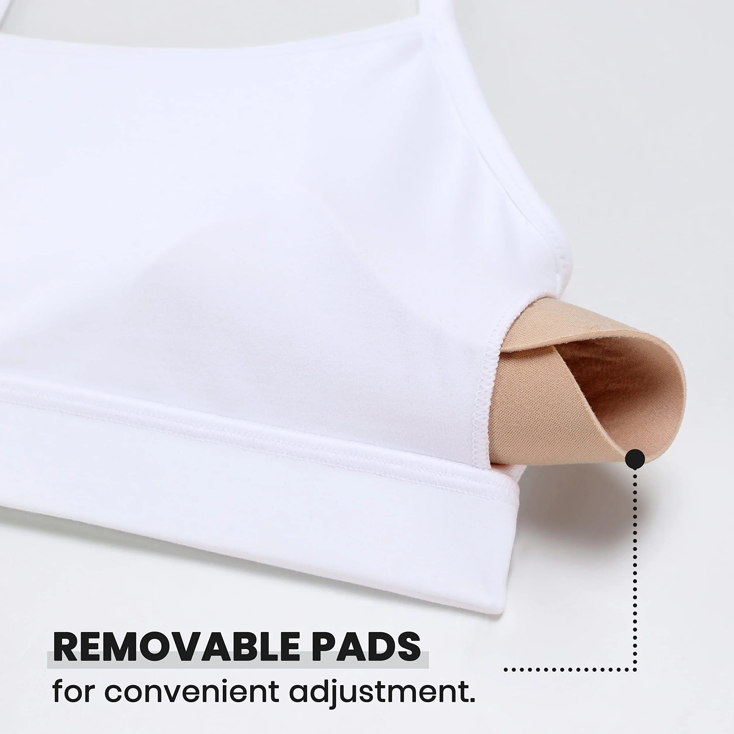 CRZ YOGA Damski Low Impact Strappy Wyściełany Biustonosz Sportowy Y Racer Plecy Spaghetti Paski Jogi Biustonosz Topy
