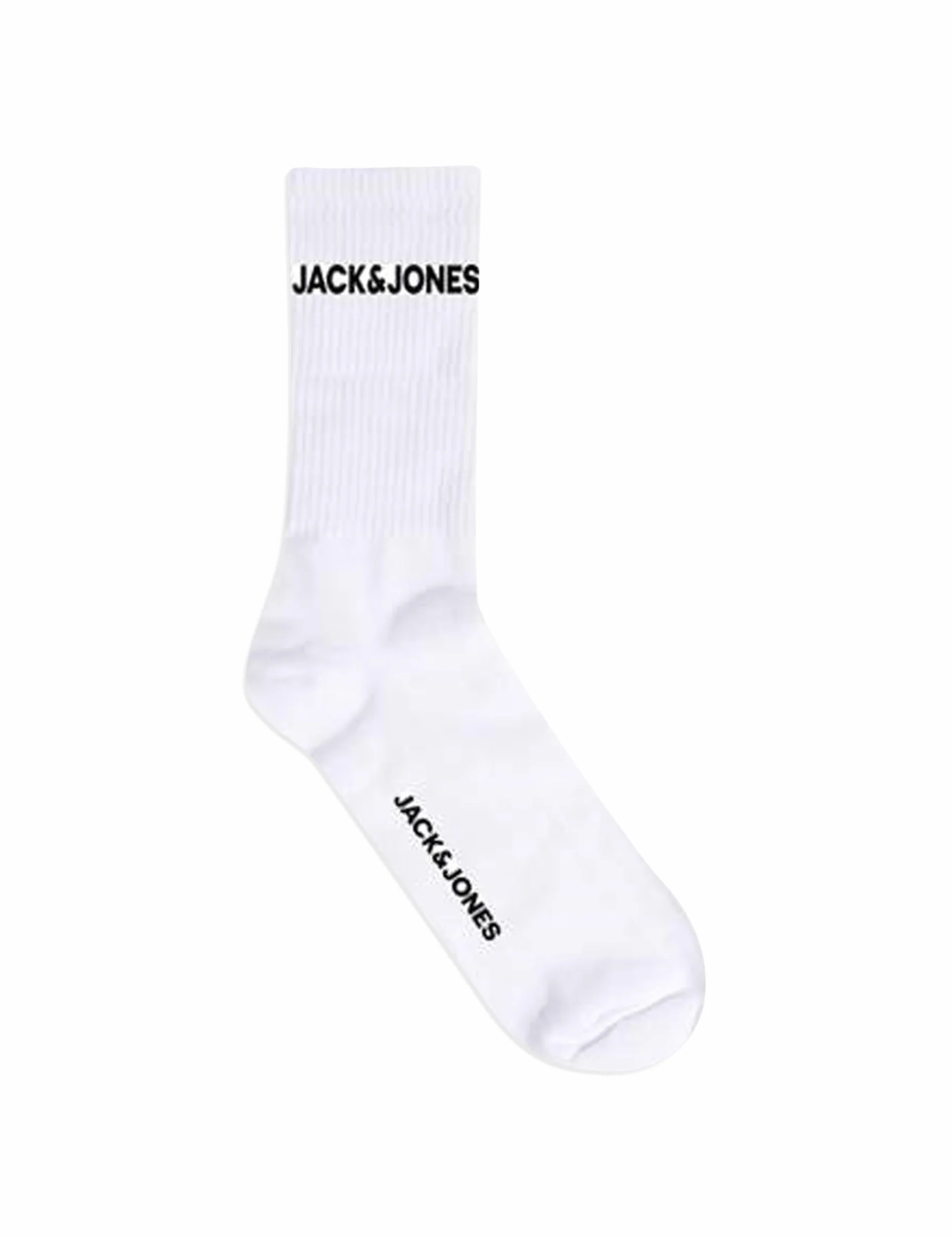 JACK & JONES Zestaw 5 par skarpet dziecięcych Basic Logo, biały