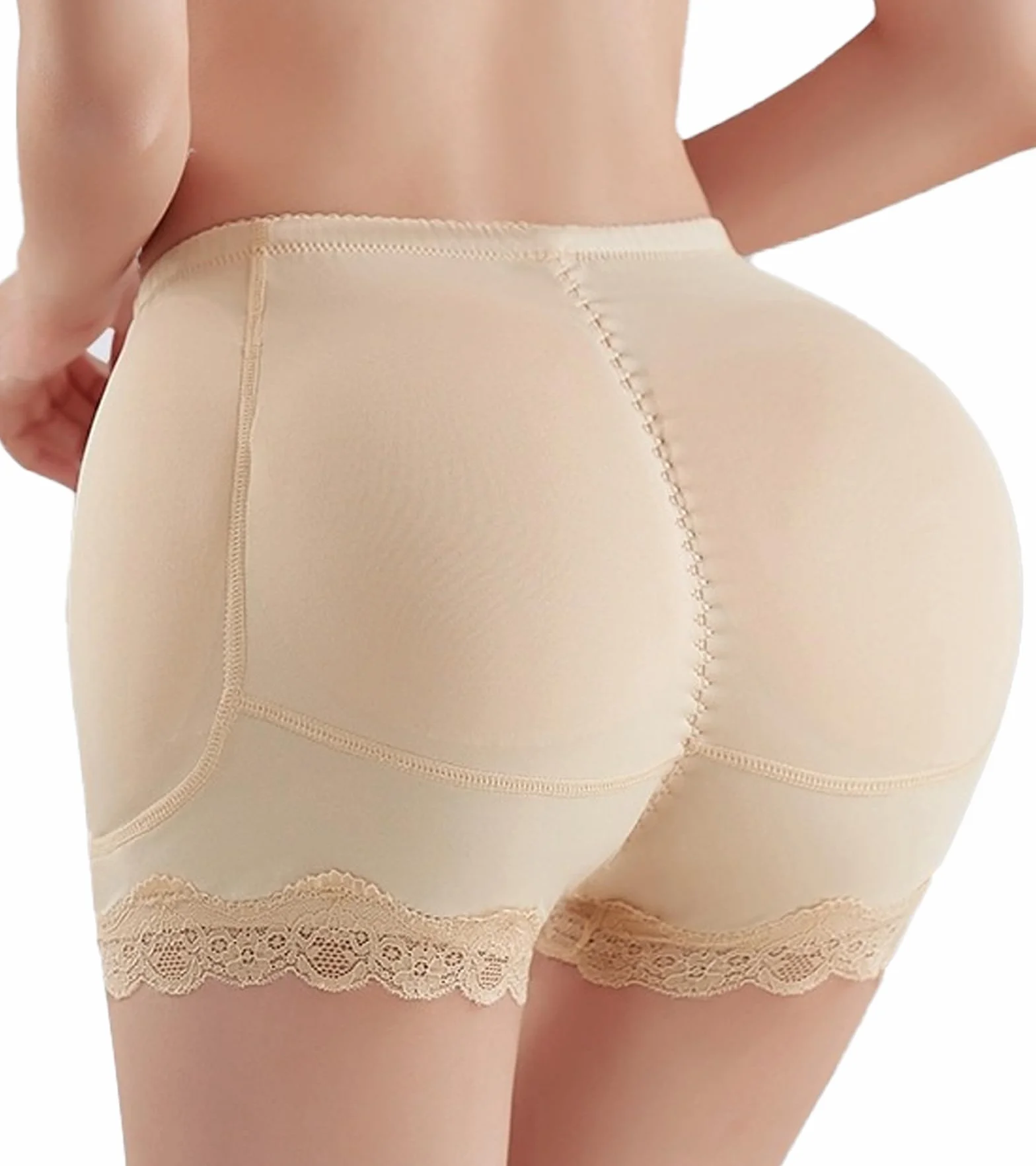 Wyściełane majtki damskie majtki pośladki majtki push up butt lifter body shaper Invisible Perfect Butt Shaper Panty wyściełane majtki modelujące majtki z wyjmowanymi wyściełanymi