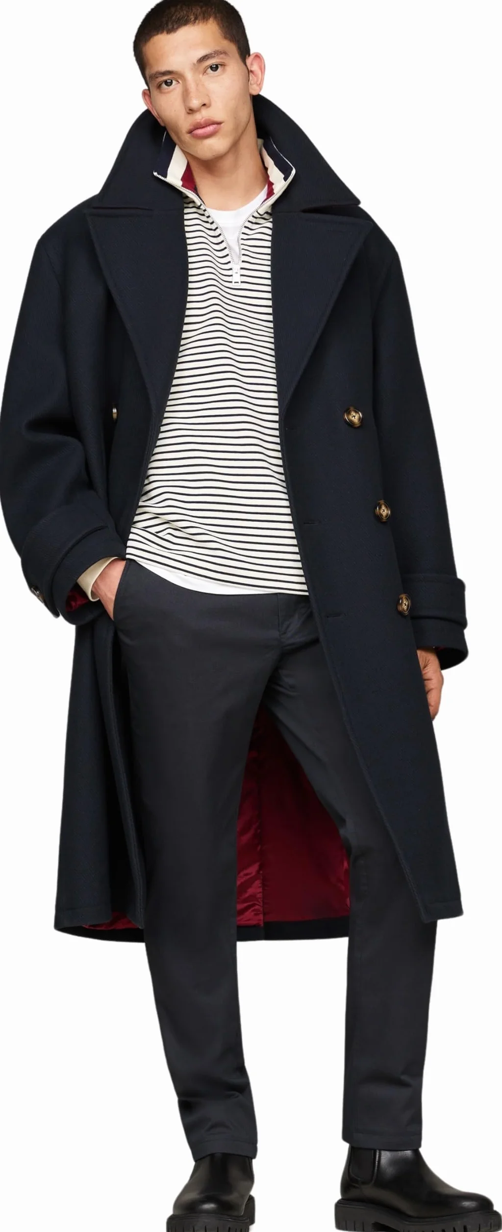 Tommy Hilfiger Chino Denton Drukowana Struktura Mw0mw35637 - Chino Mężczyźni