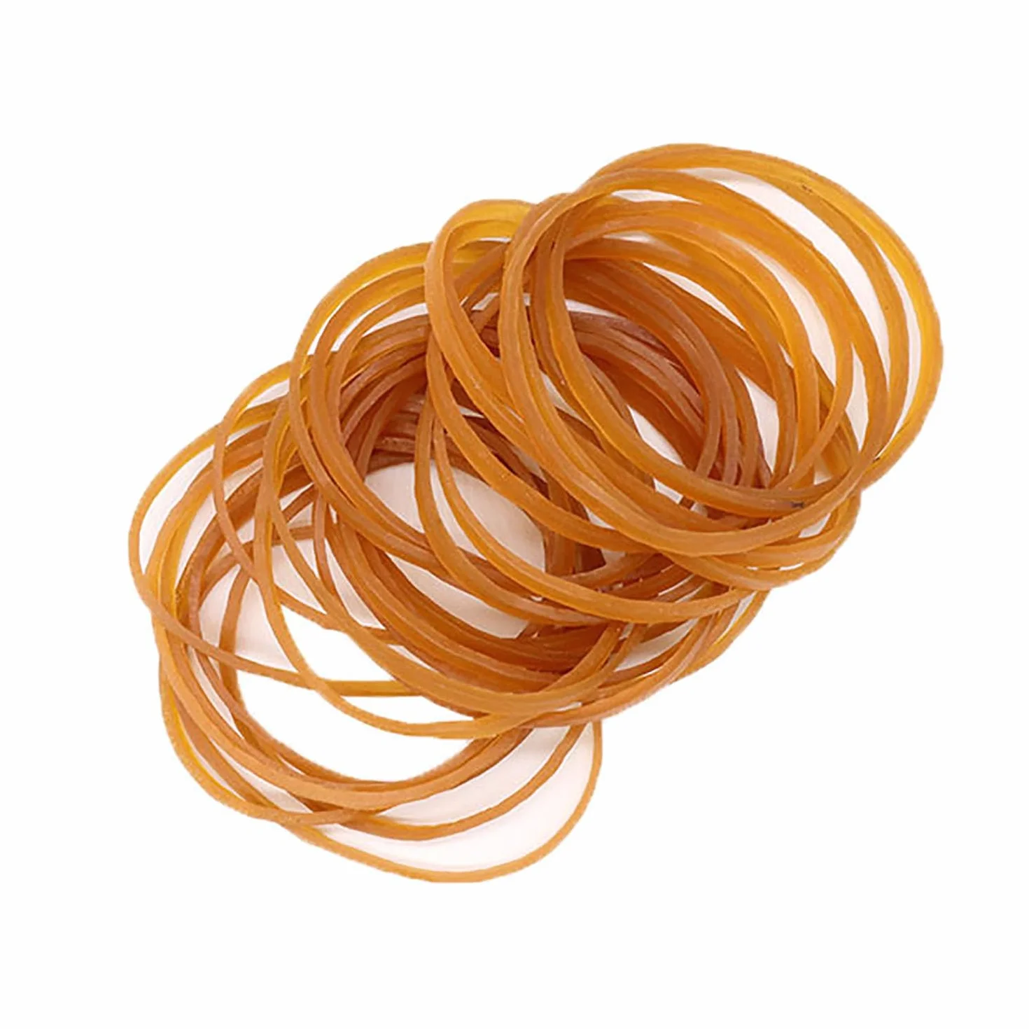 Gumowe gumki, duże i grube elastyczne wytrzymałe gumki, trwałe i odporne na rozdarcie, wielokrotnego użytku, ciemnożółte, szerokość 60 x 3 mm, 50 szt