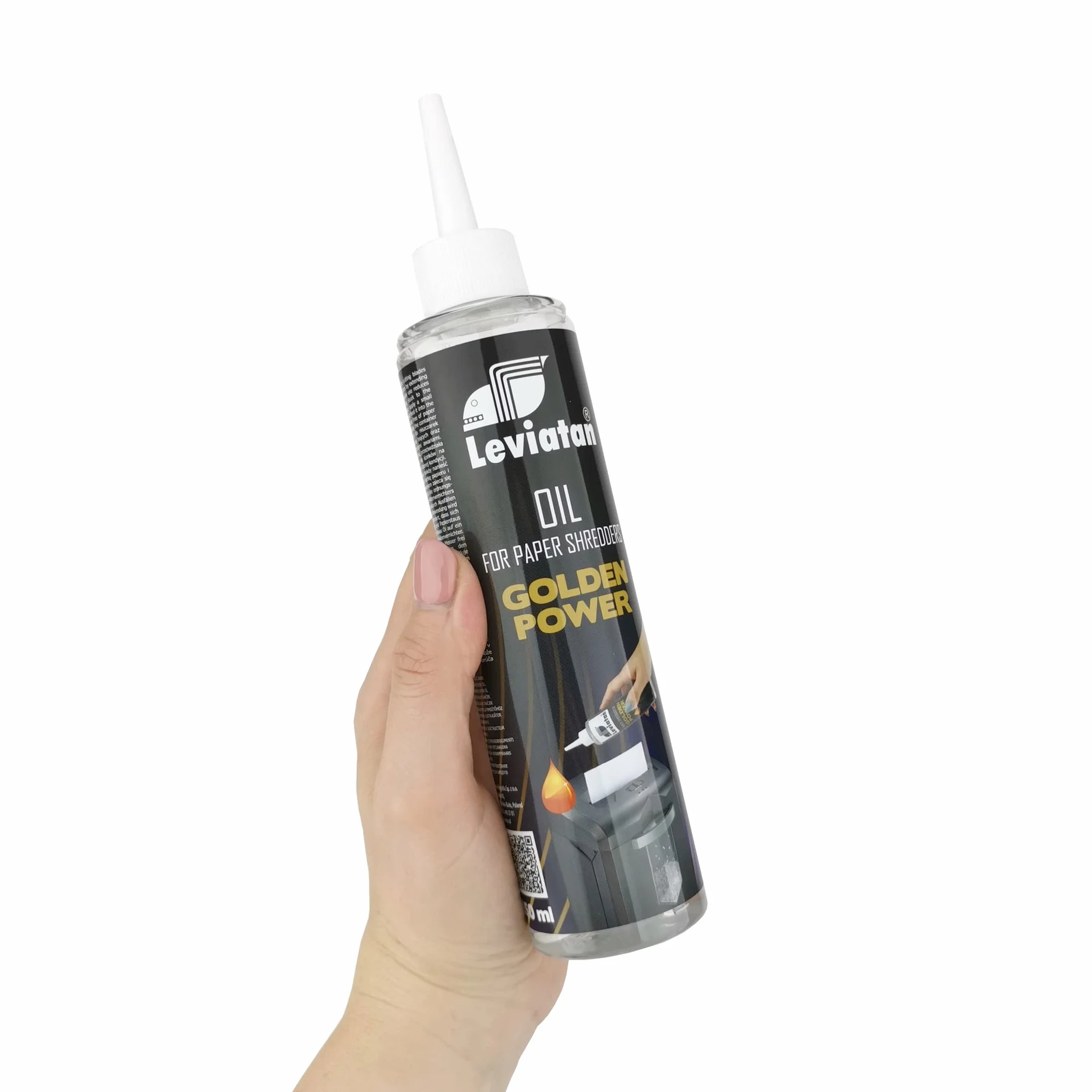 LEVIATAN 250ml Olej do Niszczarek Olej do Niszczarek Dokumentów Pielęgnacja Niszczarek Dokumentów Odpowiedni do Wszystkich Niszczarek Dokumentów