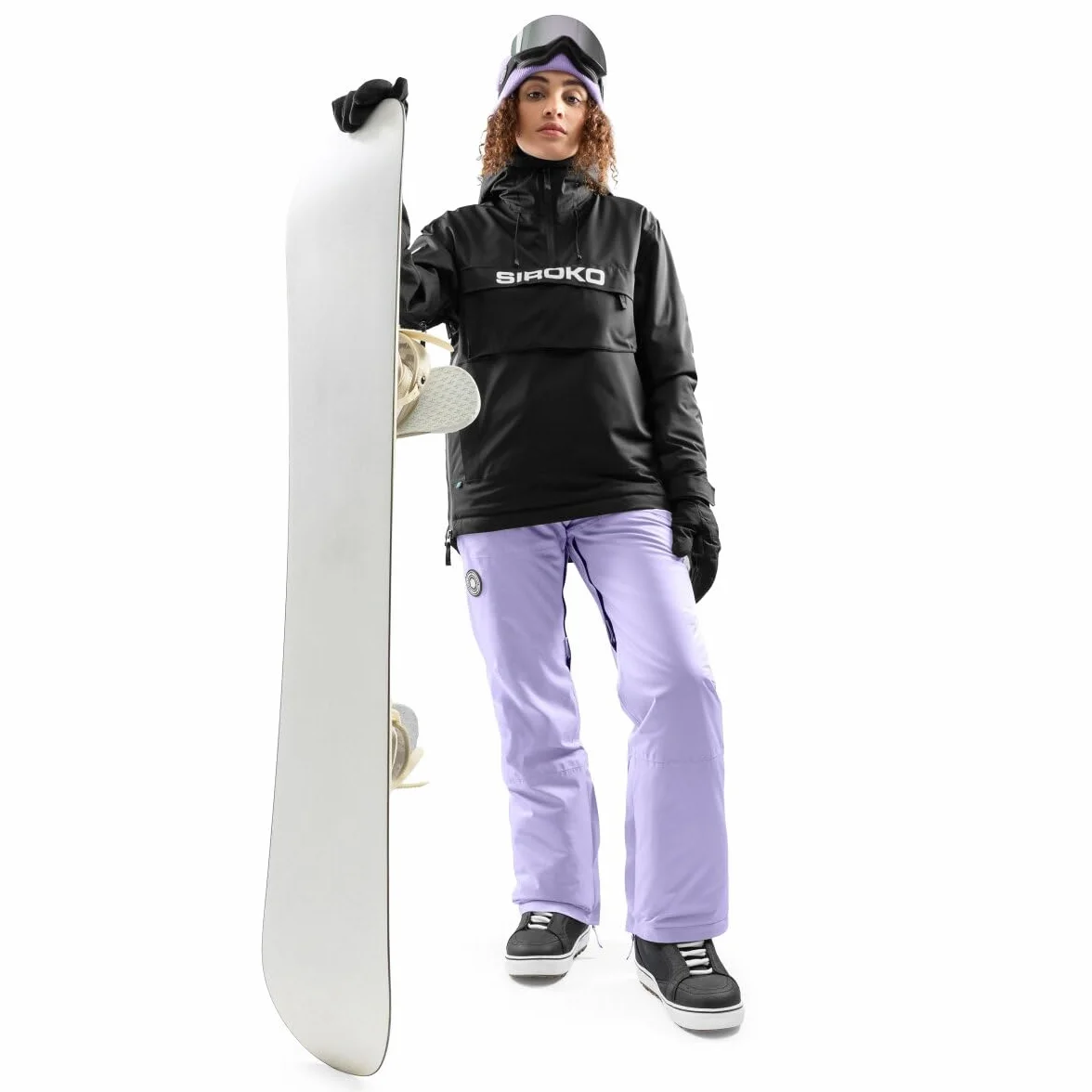 SIROKO - Spodnie Snowboardowe dla Kobiet Siroko P1-W Killy - XXS - Lawenda