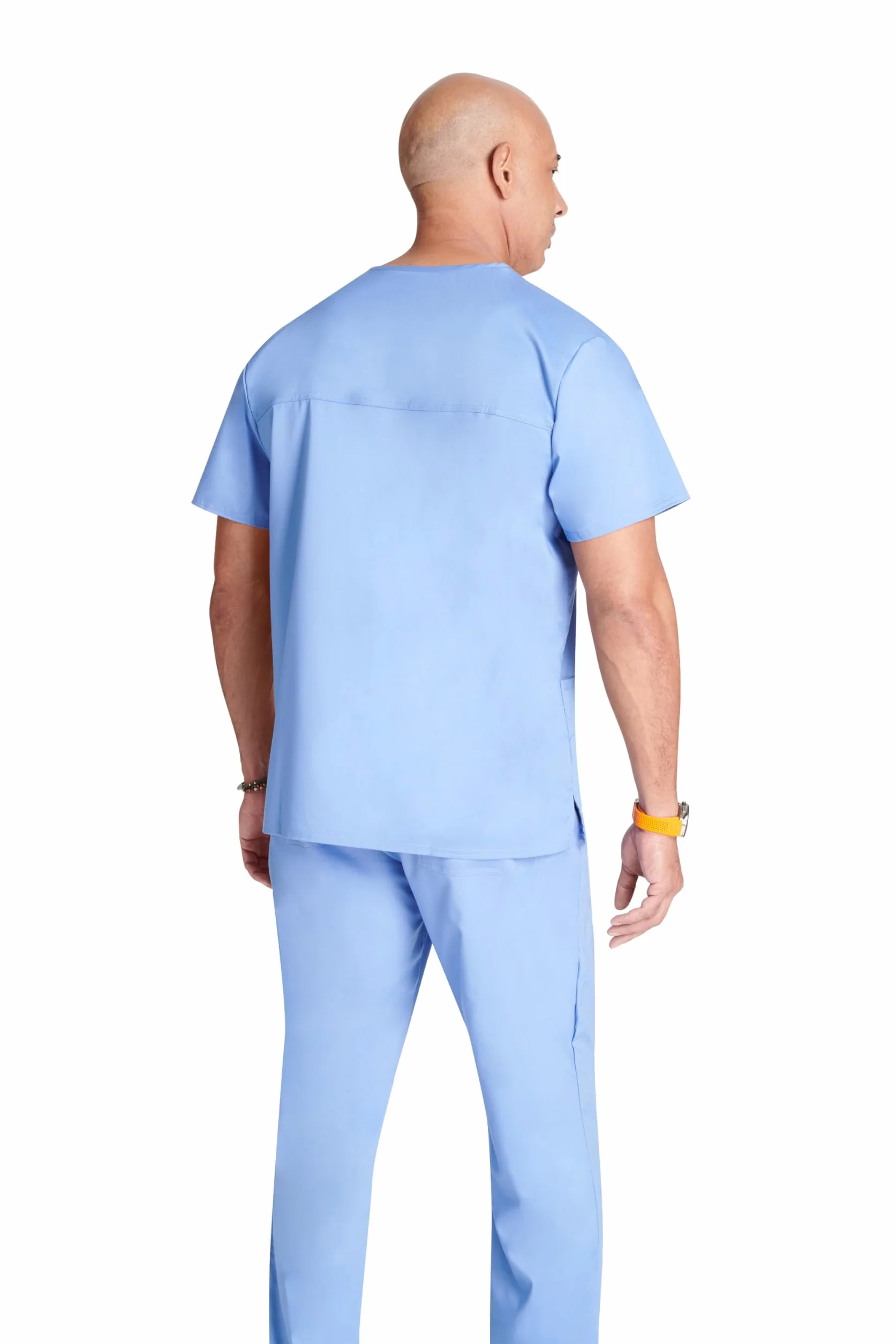 CHEROKEE Męskie Scrub Top Revolution Odzież medyczna Dekolt w serek Z kieszeniami XXL Ciel