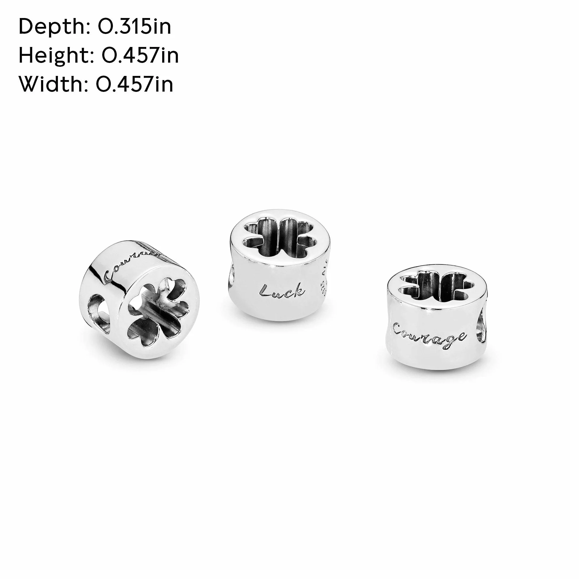 Pandora charms "koniczyna", srebro 797868