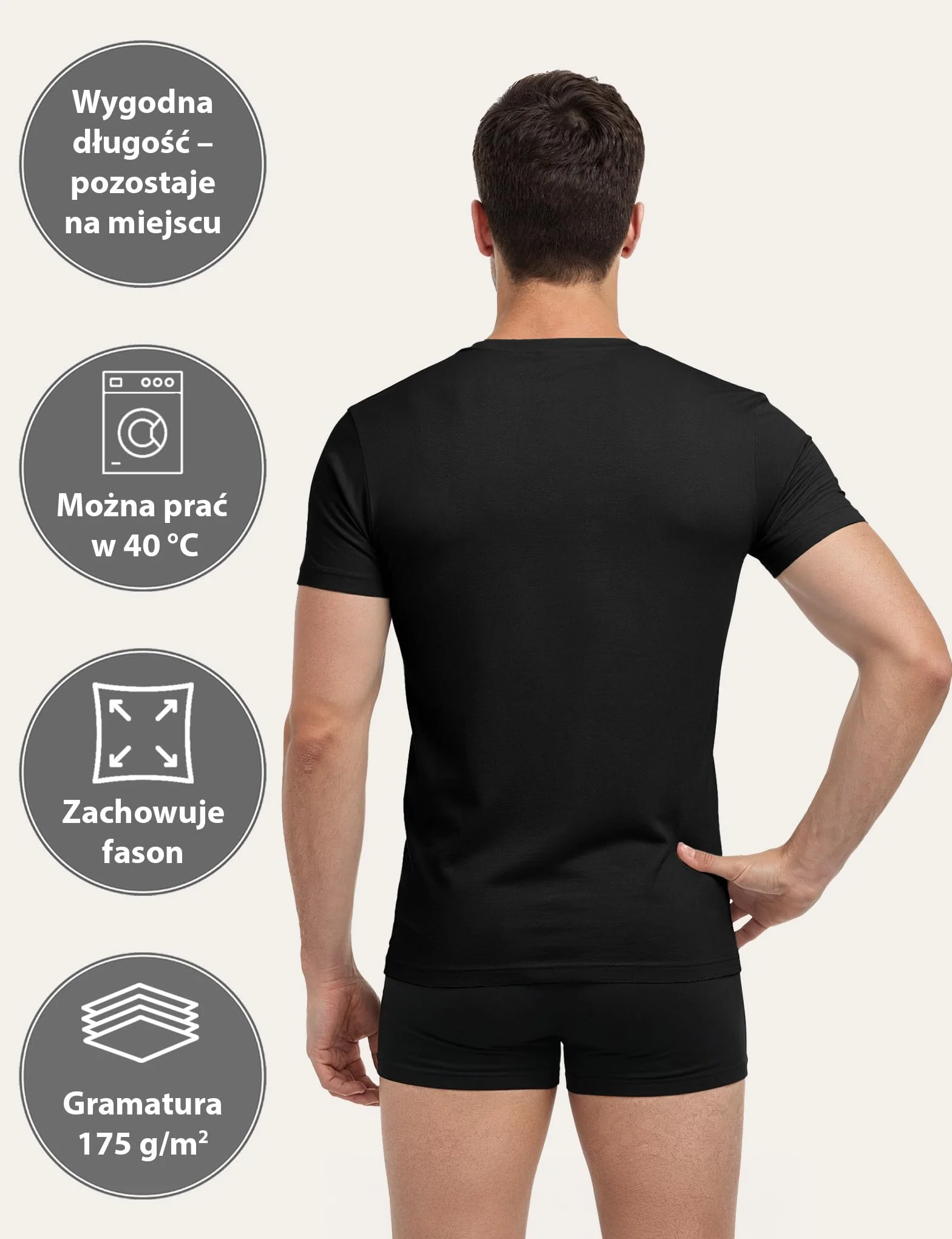 ALPIDEX 4 Sztuk Mężczyźni T-Shirt Męski Koszulka 100% Bawełna Undershirts Krótkie Rękawy Dekoltem W Serek Podkoszulek