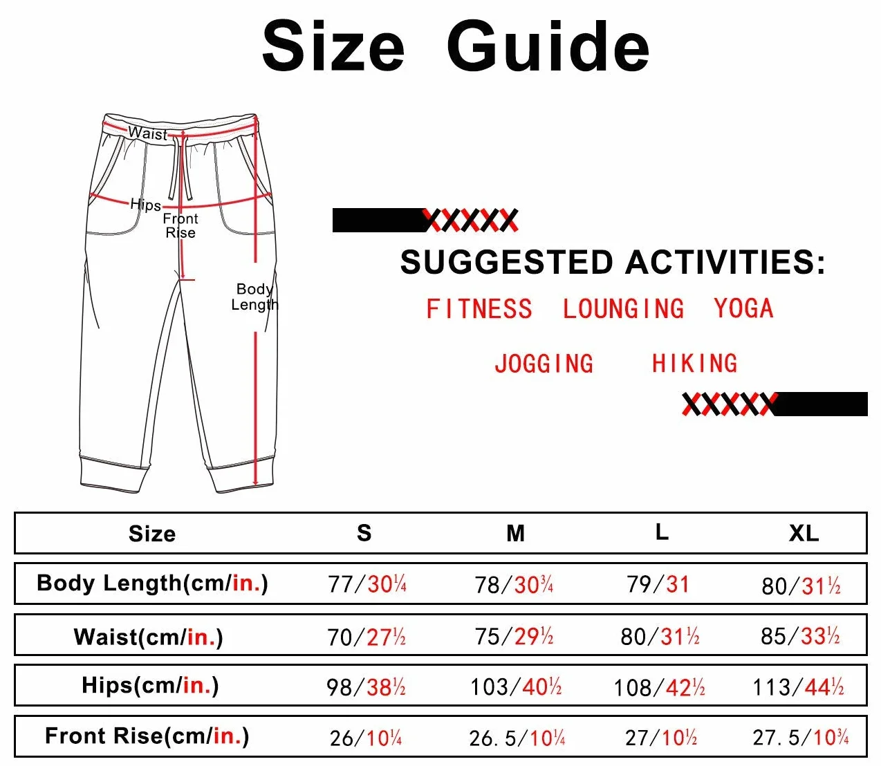 icyzone Damskie spodnie do biegania 3/4 sportowe spodnie do biegania, luźne spodnie dresowe, casualowe spodnie Capri