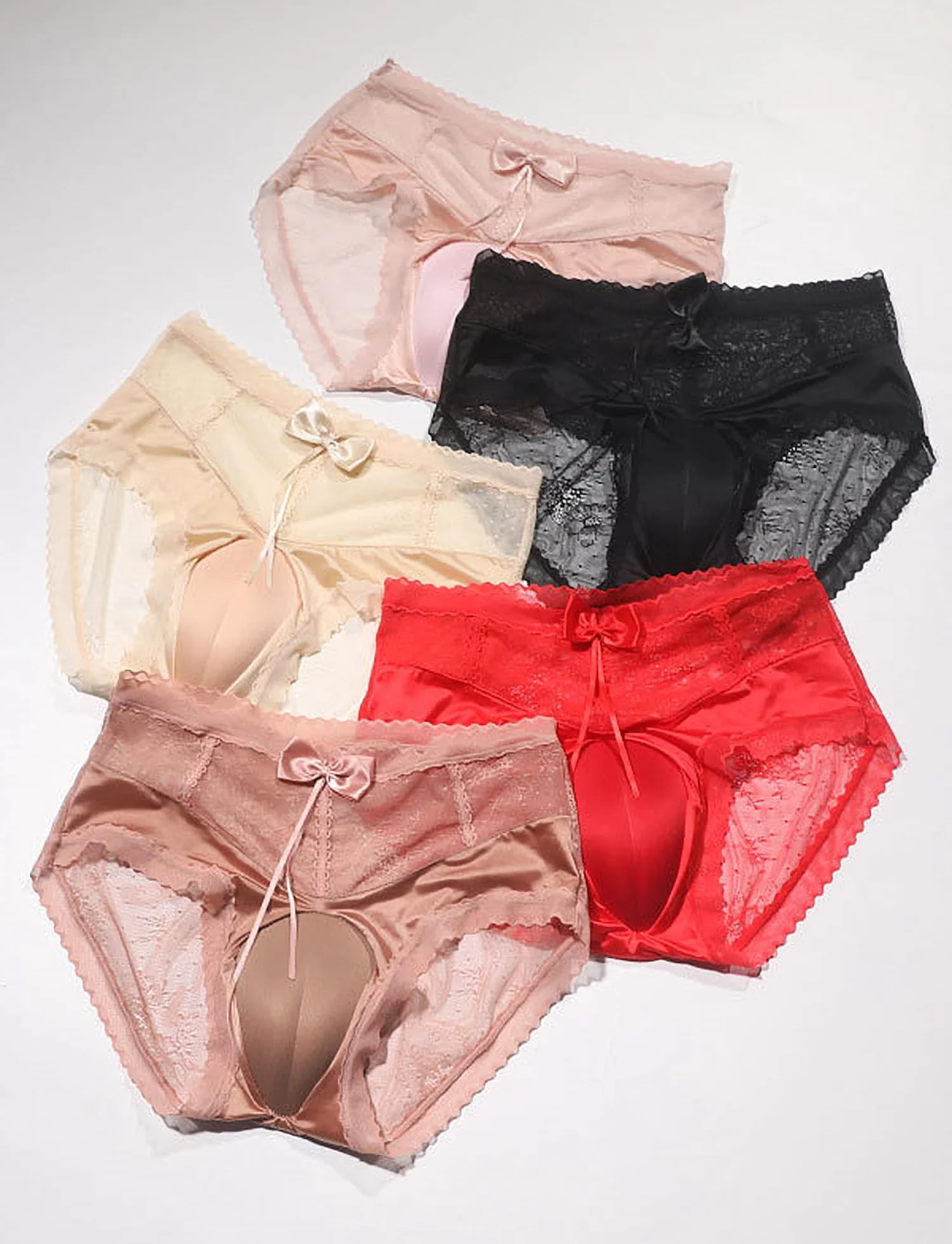 AIEOE Crossdresser Majtki koronkowe Gaff Panty duży rozmiar ukryte litery wielbłądzi toe majtki koronkowe majtki transpłciowe bielizna M L XL