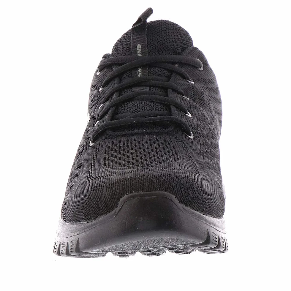 Skechers Graceful Get Connected Buty, Black Mesh Trim, 40 EU