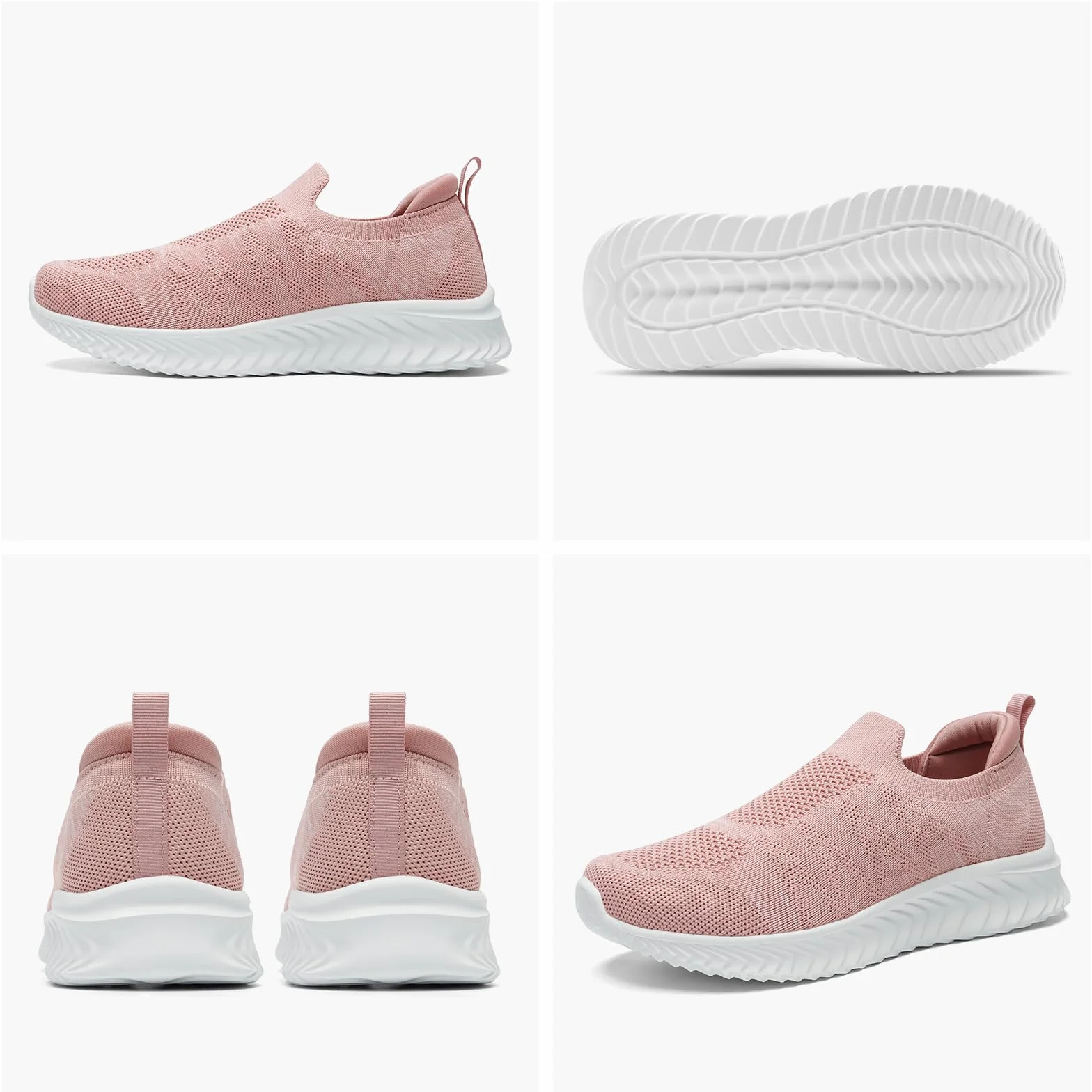 STQ Damskie Buty Slip-on Wygodne Buty do Chodzenia z Podparciem Stopy