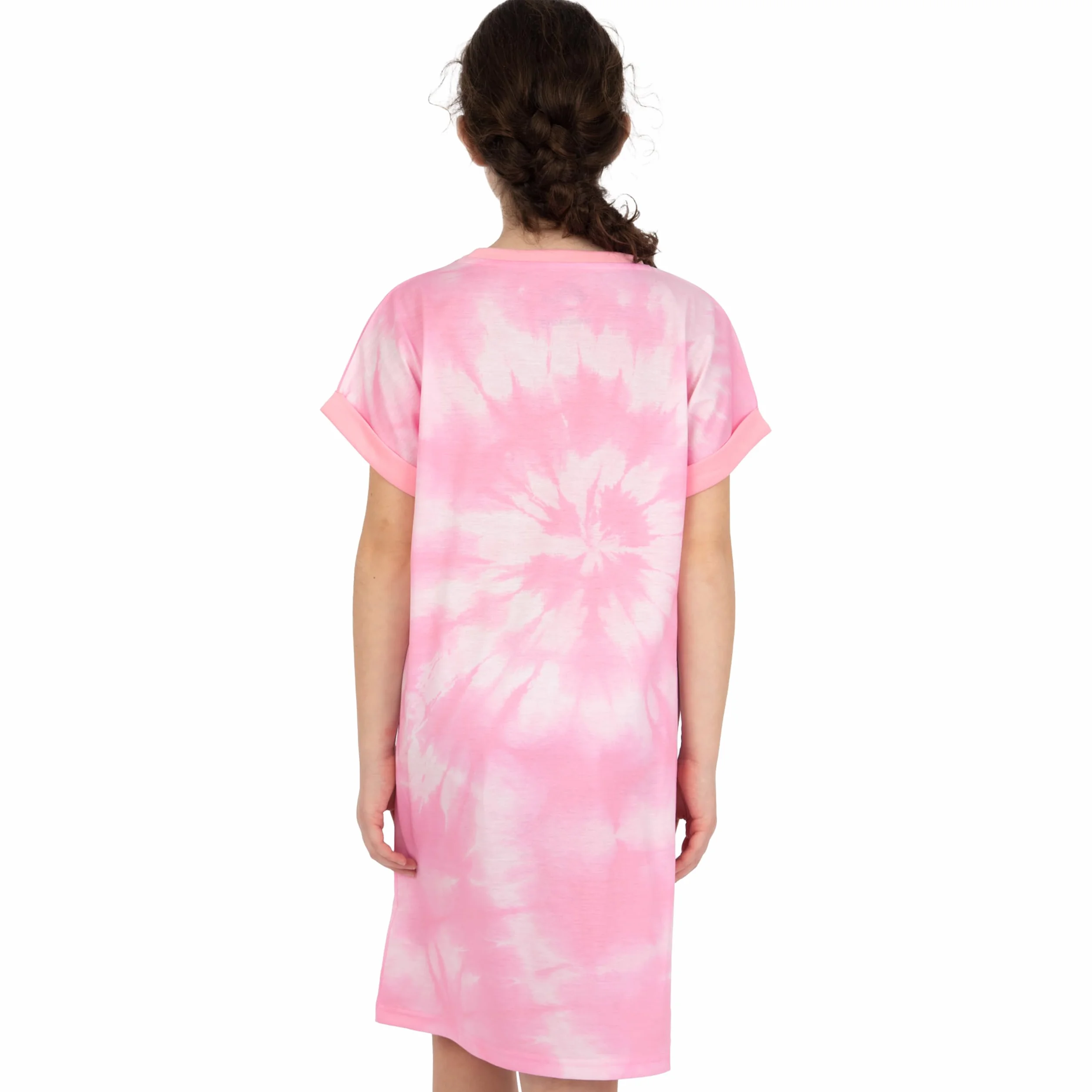 Squishmallows Piżama, Dziewczęca Koszula Nocna Tie-Dye, Squishmallow Koszula Nocna Ddla Dzieci, DziewCzęca Piżama W Stylu Tie-Dye