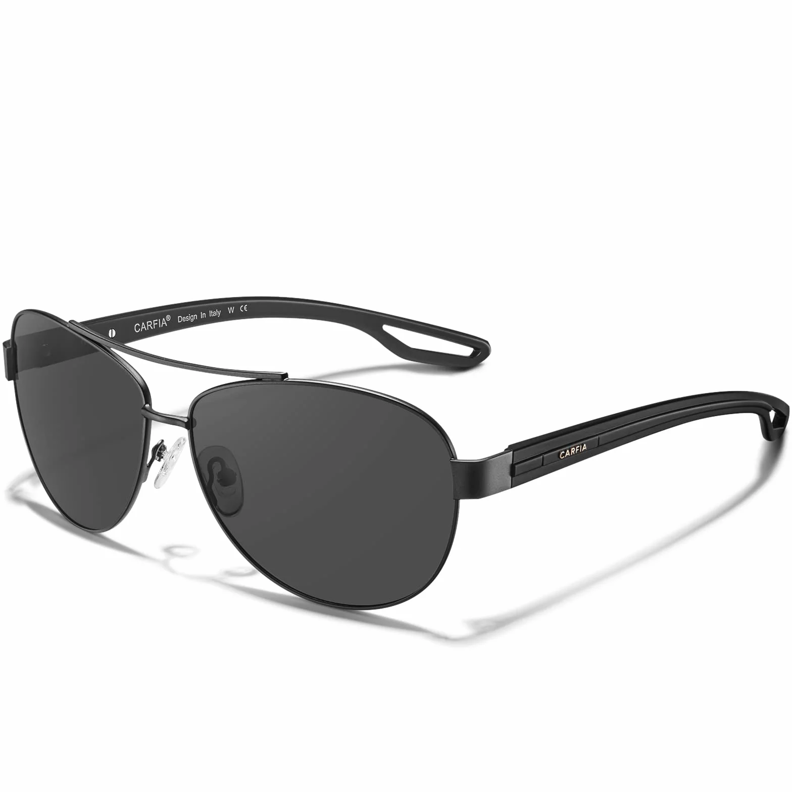 CARFIA Lustrzane damskie okulary przeciwsłoneczne Mężczyźni Spolaryzowane okulary ochronne UV400 Sport pilots