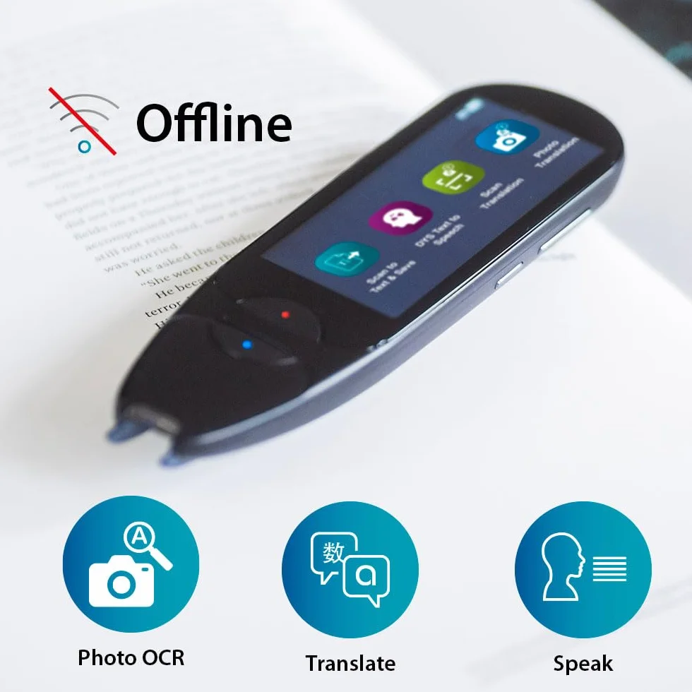 IRISPen Air 8 przenośny skaner do pisania - 16 języków offline, OCR 48 języków, skaner dyslektyczny, synteza mowy offline, cyfrowy zakreślacz, zdjęcie OCR, oprogramowanie Readiris PDF